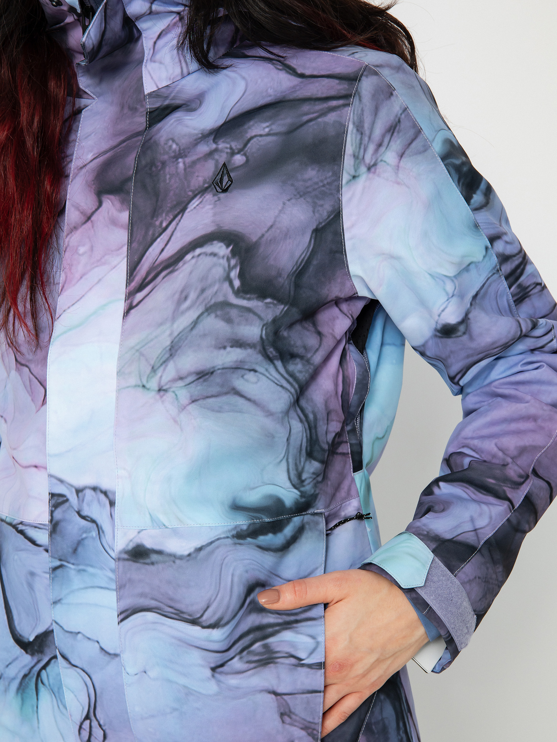 Női Volcom Westland Ins Snowboard dzseki (glacier ink)