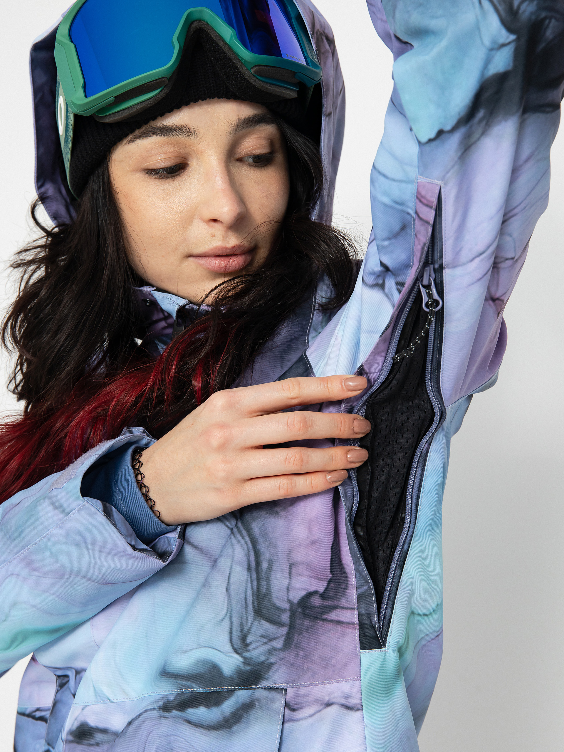 Női Volcom Westland Ins Snowboard dzseki (glacier ink)