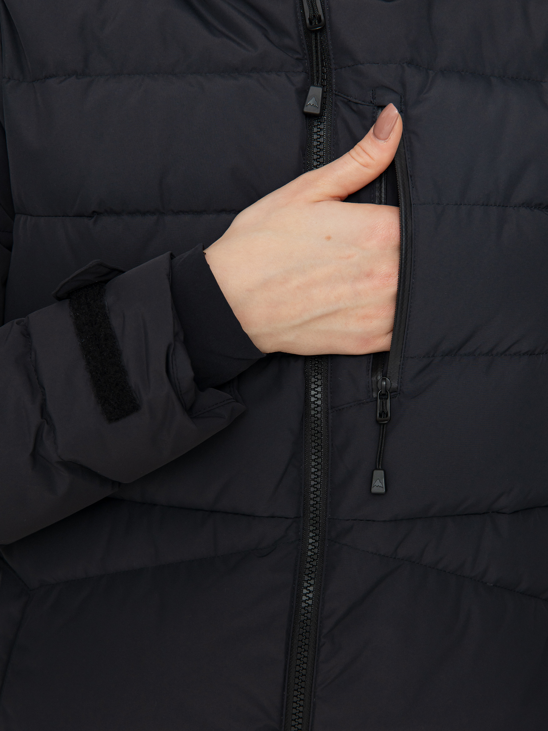 Női Burton Loyil Down Snowboard dzseki (true black)