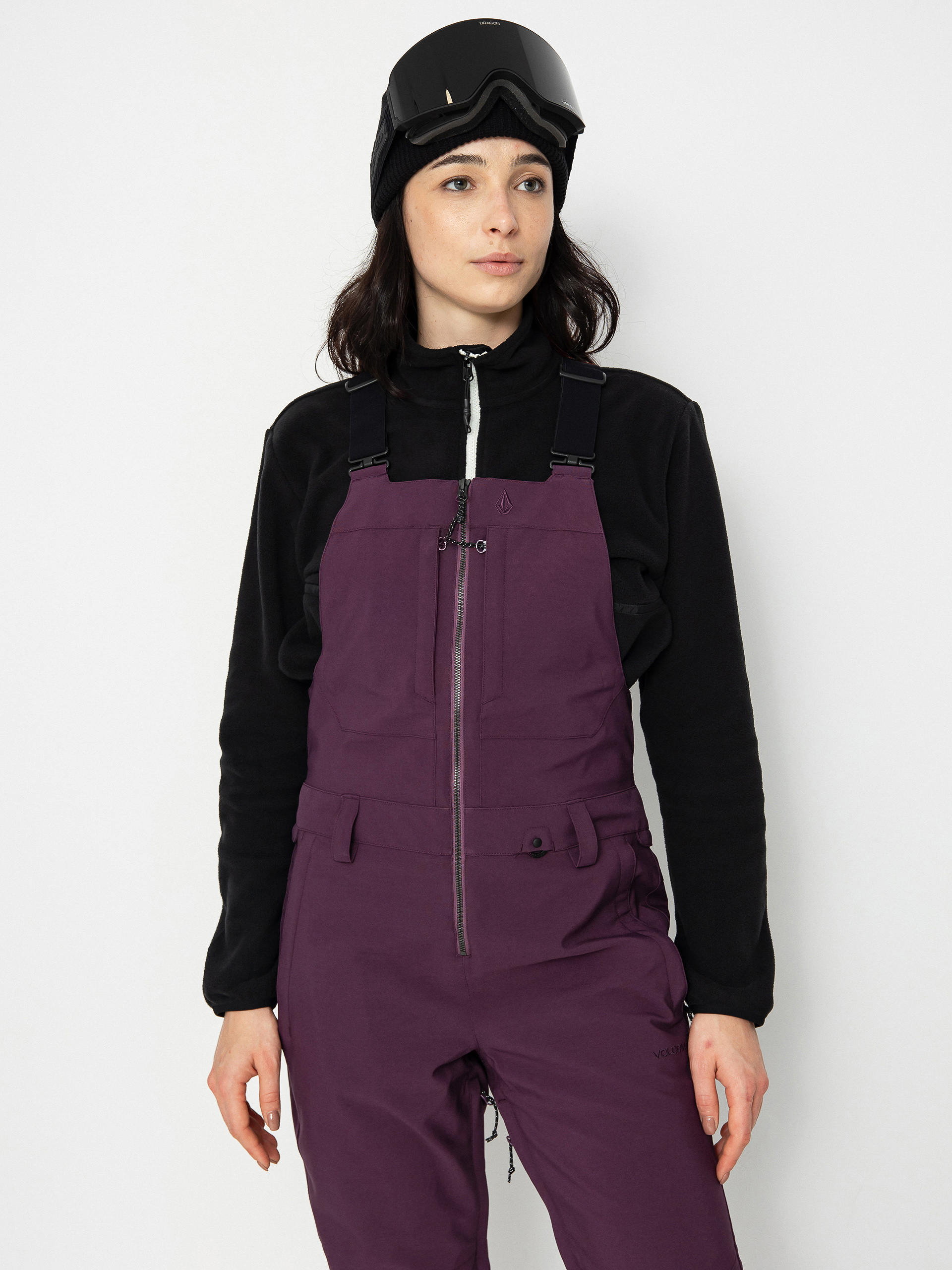 Női Volcom Swift Bib Overall Snowboard nadrág (blackberry)