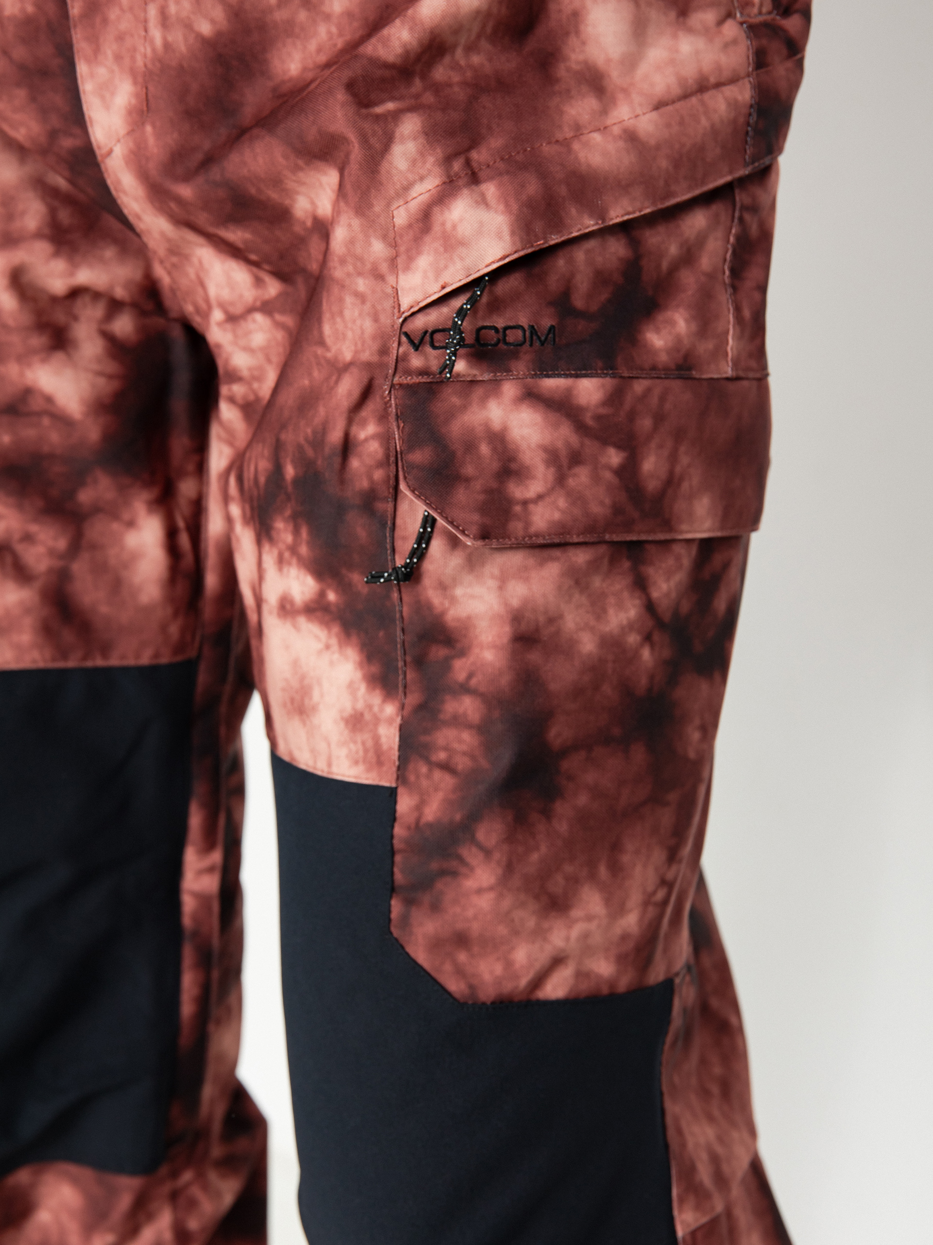 Női Volcom Creston 3Dstretch Bib Overall Snowboard nadrág (pink salt wash)