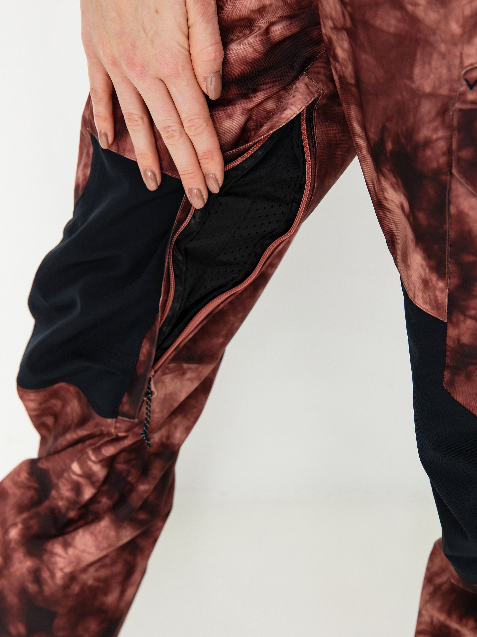 Női Volcom Creston 3Dstretch Bib Overall Snowboard nadrág (pink salt wash)