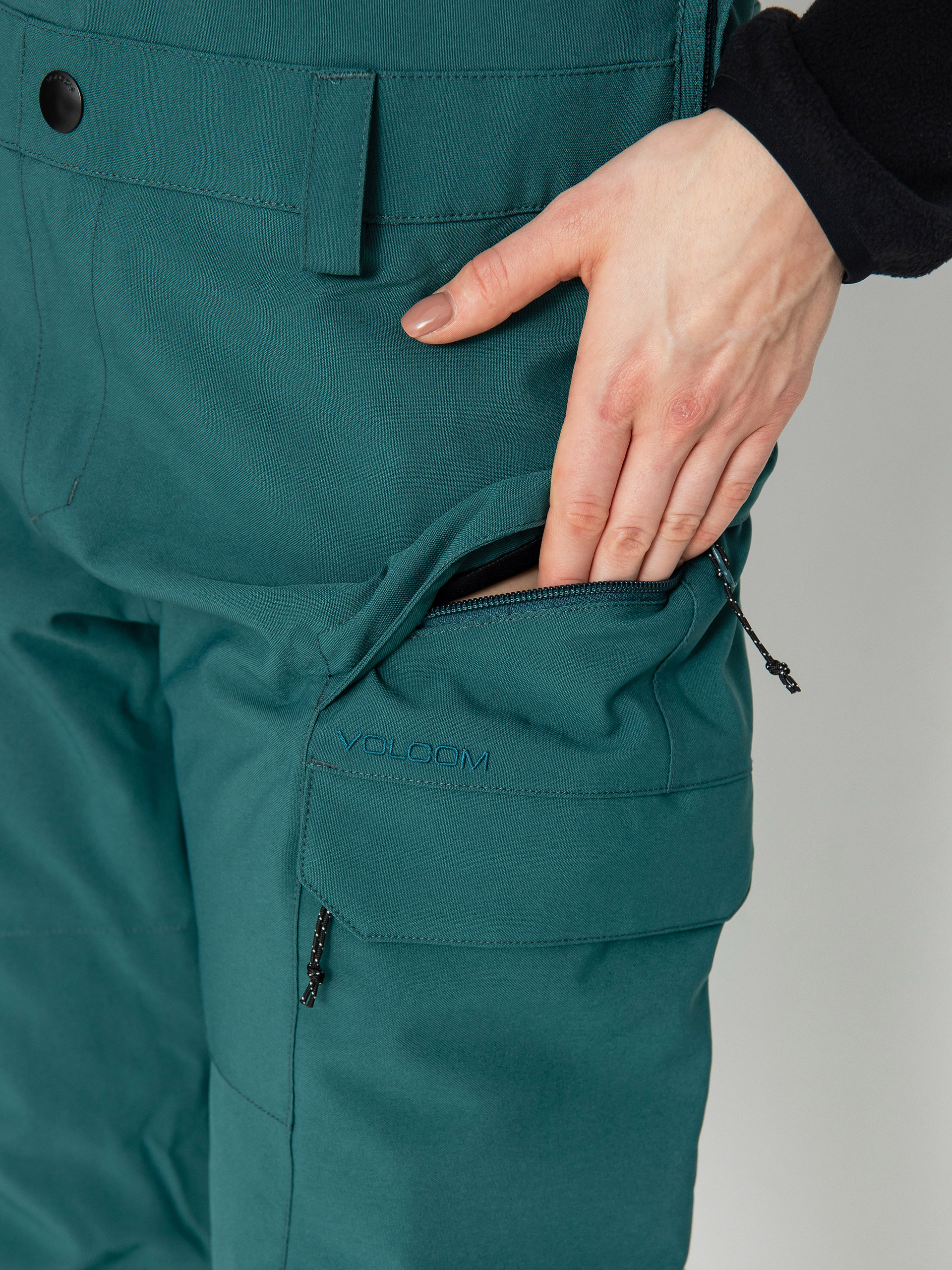 Női Volcom Creston 3Dstretch Bib Overall Snowboard nadrág (balsam)