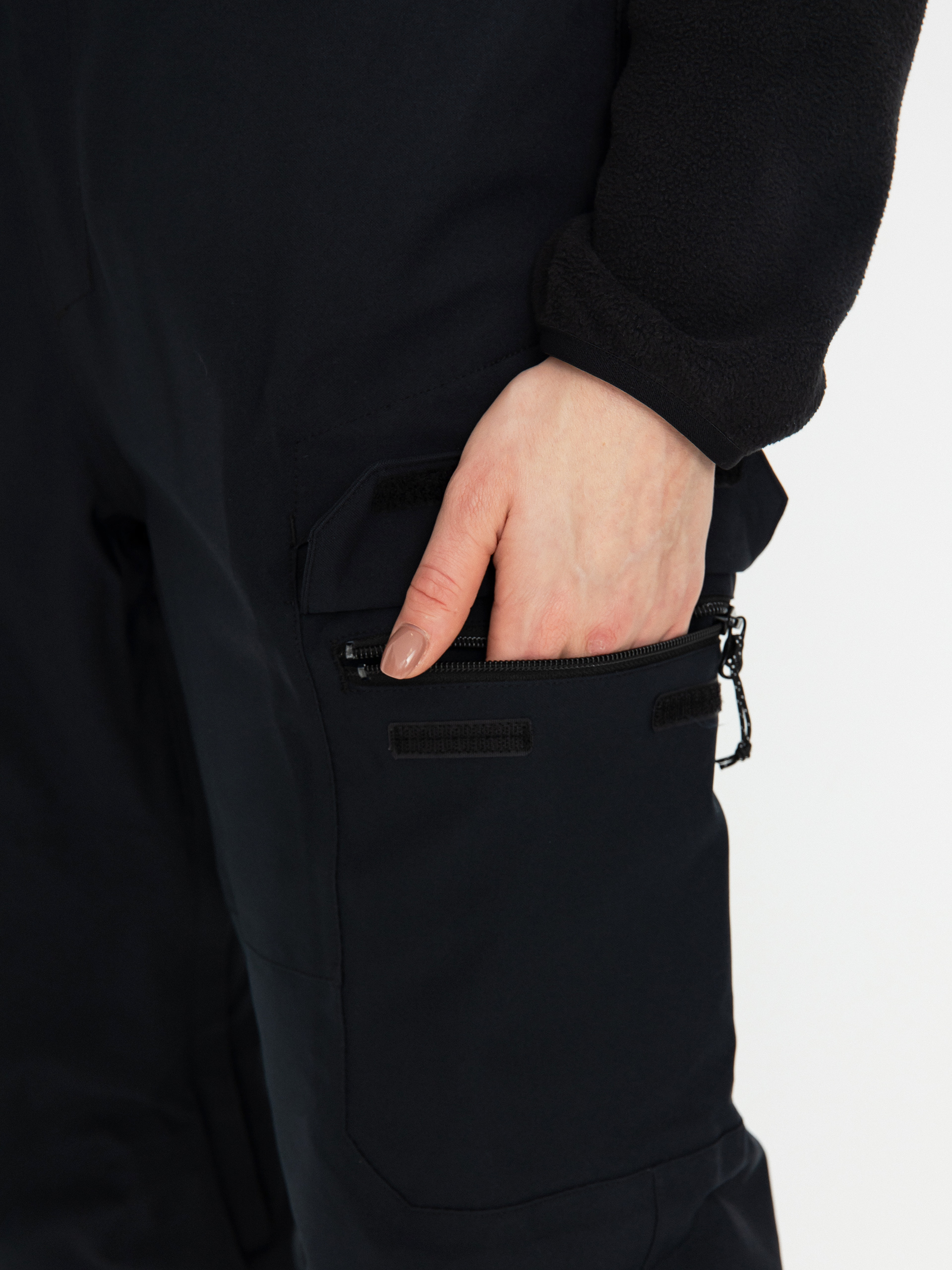 Női Volcom Creston 3Dstretch Bib Overall Snowboard nadrág (black)