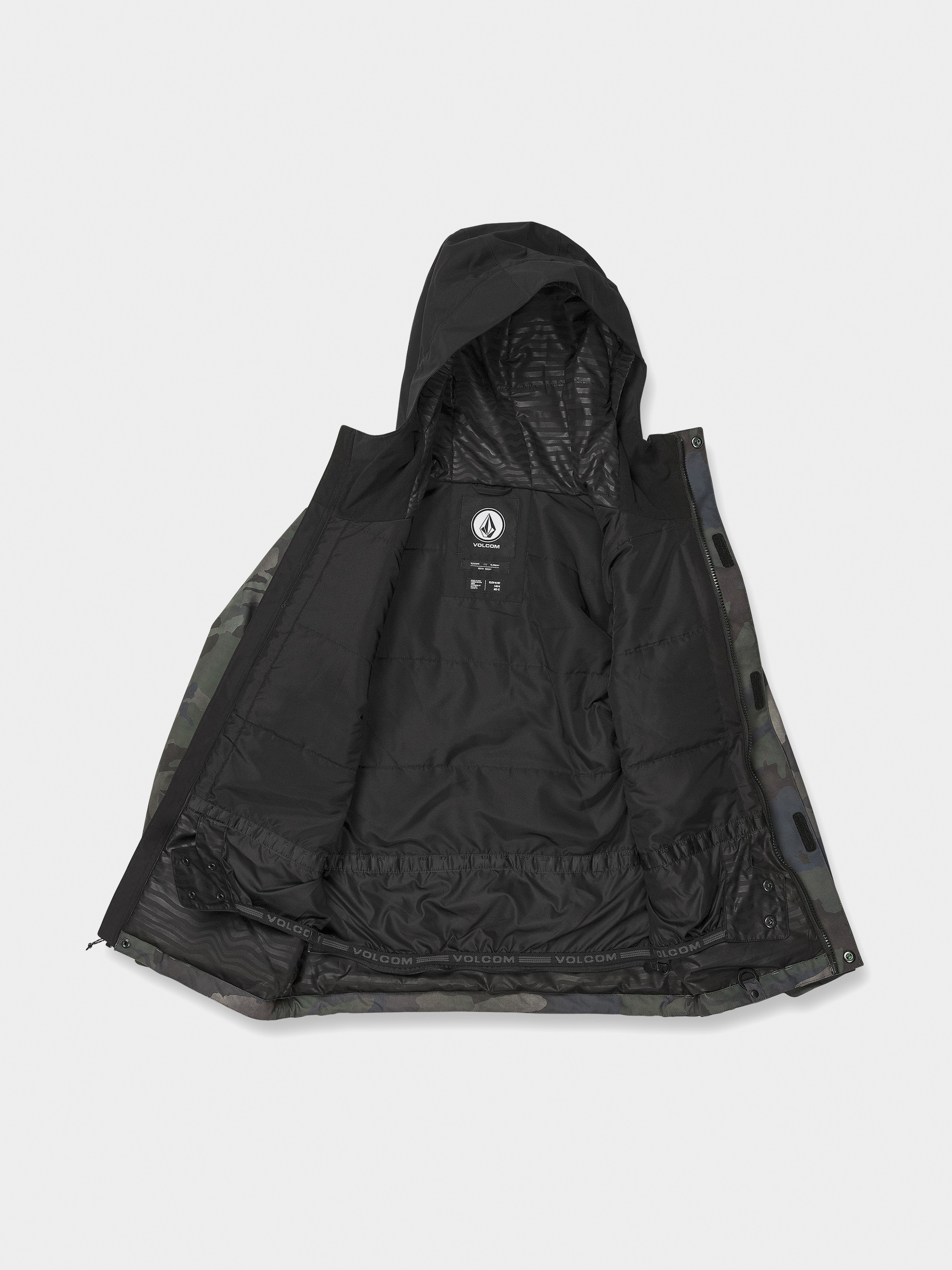 Volcom Stone.91 Ins JR Snowboard dzseki (cloudwash camo)