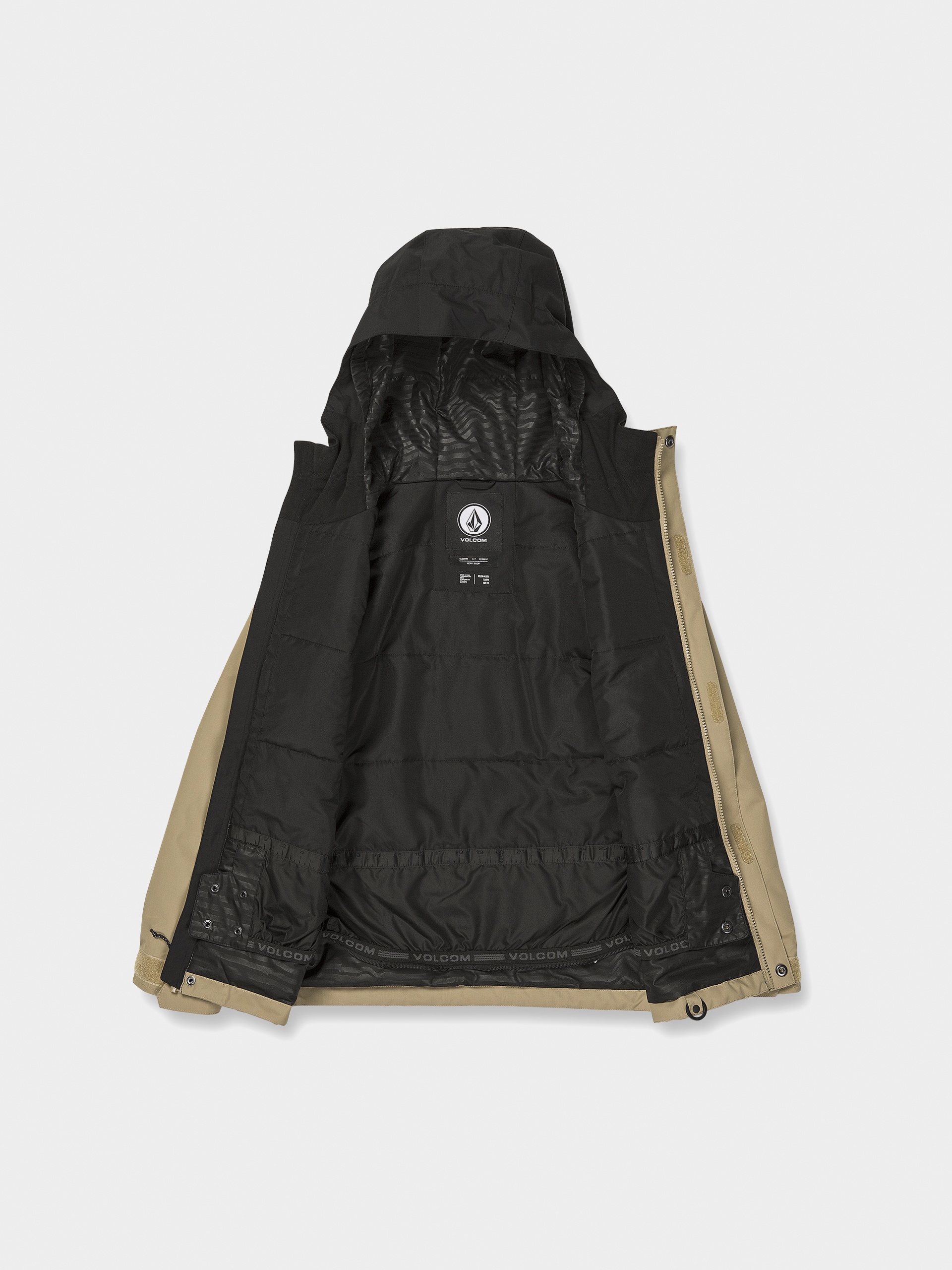 Volcom Stone.91 Ins JR Snowboard dzseki (dark khaki)