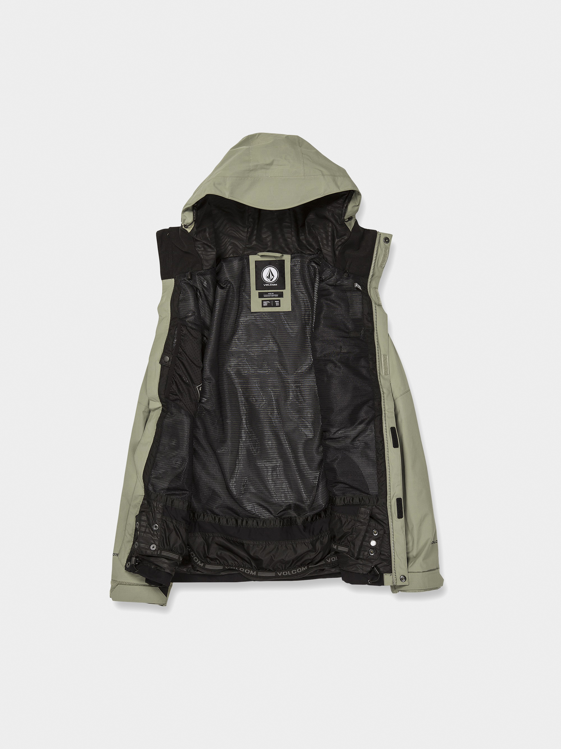 Férfi Volcom L Ins Gore Tex Snowboard dzseki (light military)