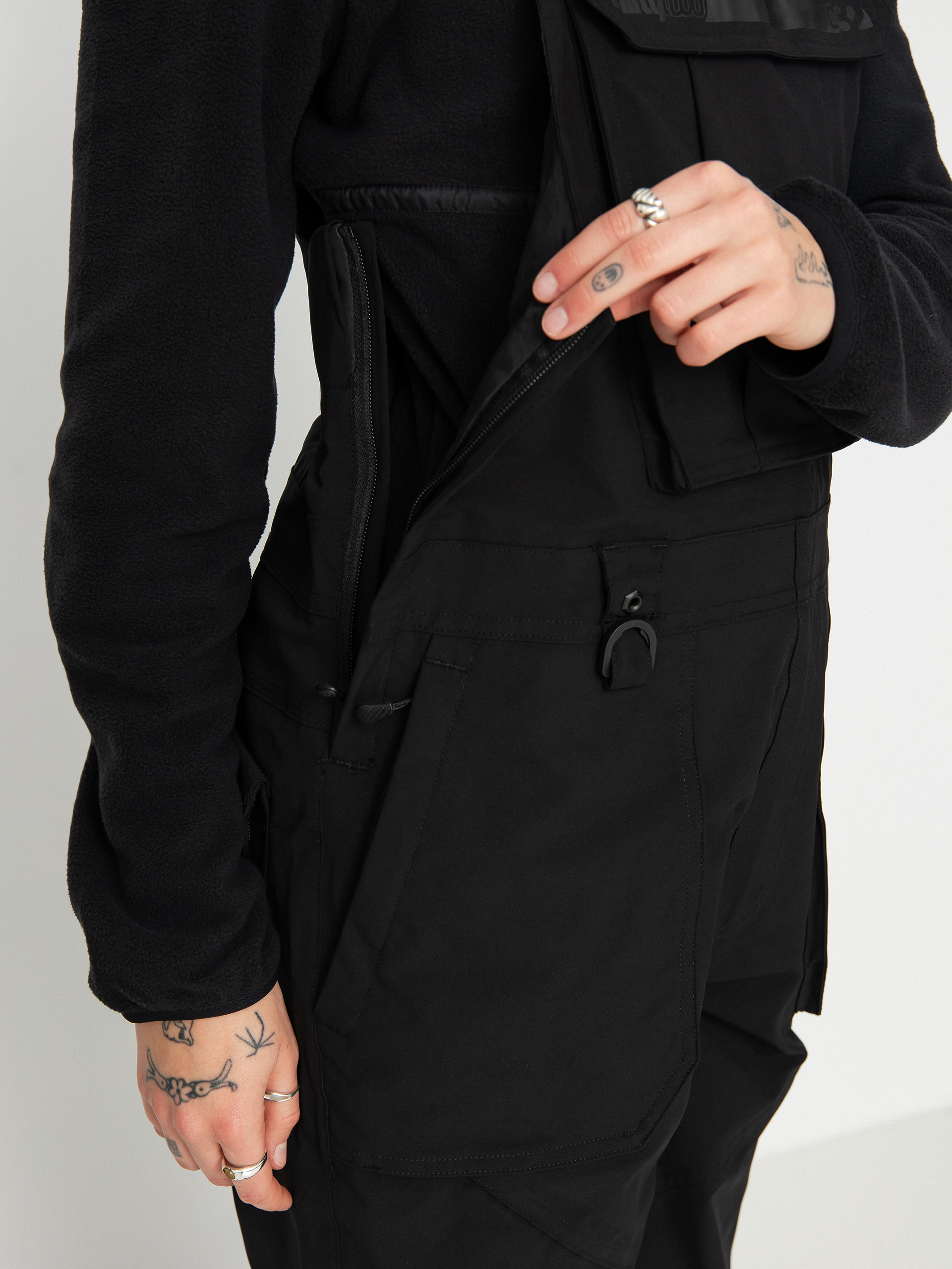 Női ThirtyTwo Basement Bib Snowboard nadrág (black)