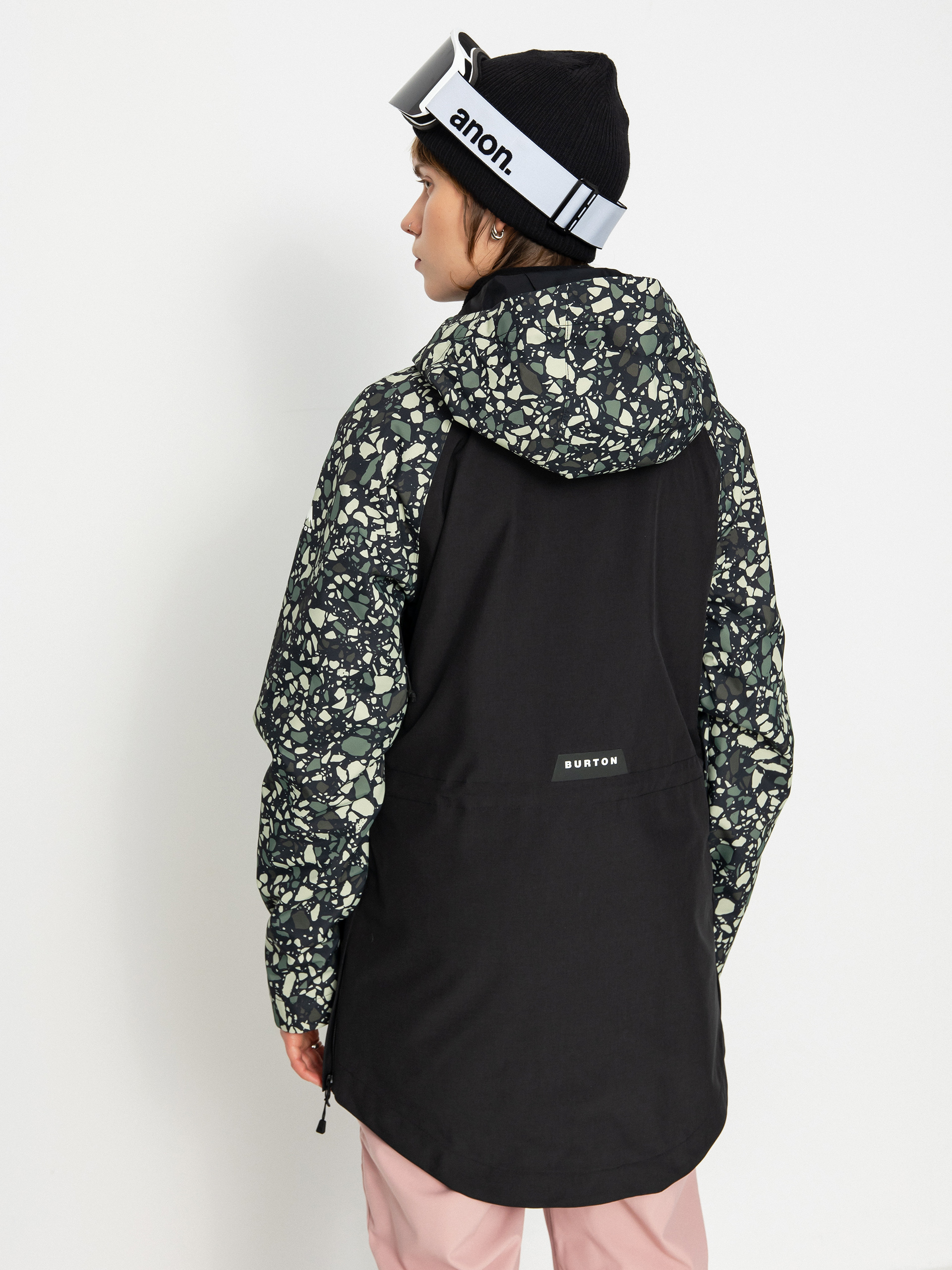 Női Burton Lalik Snowboard dzseki (sediment/true black)