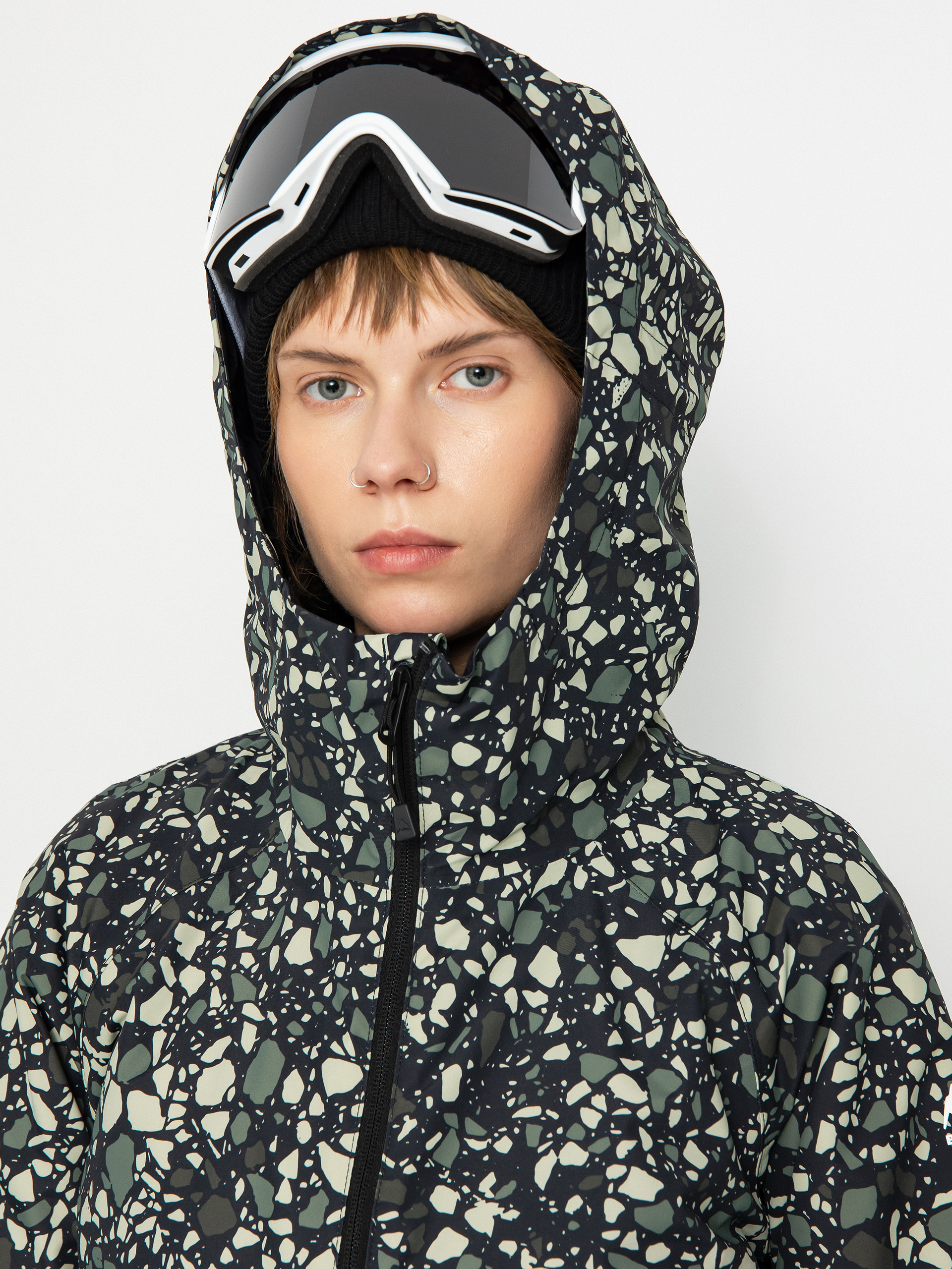 Női Burton Lalik Snowboard dzseki (sediment/true black)