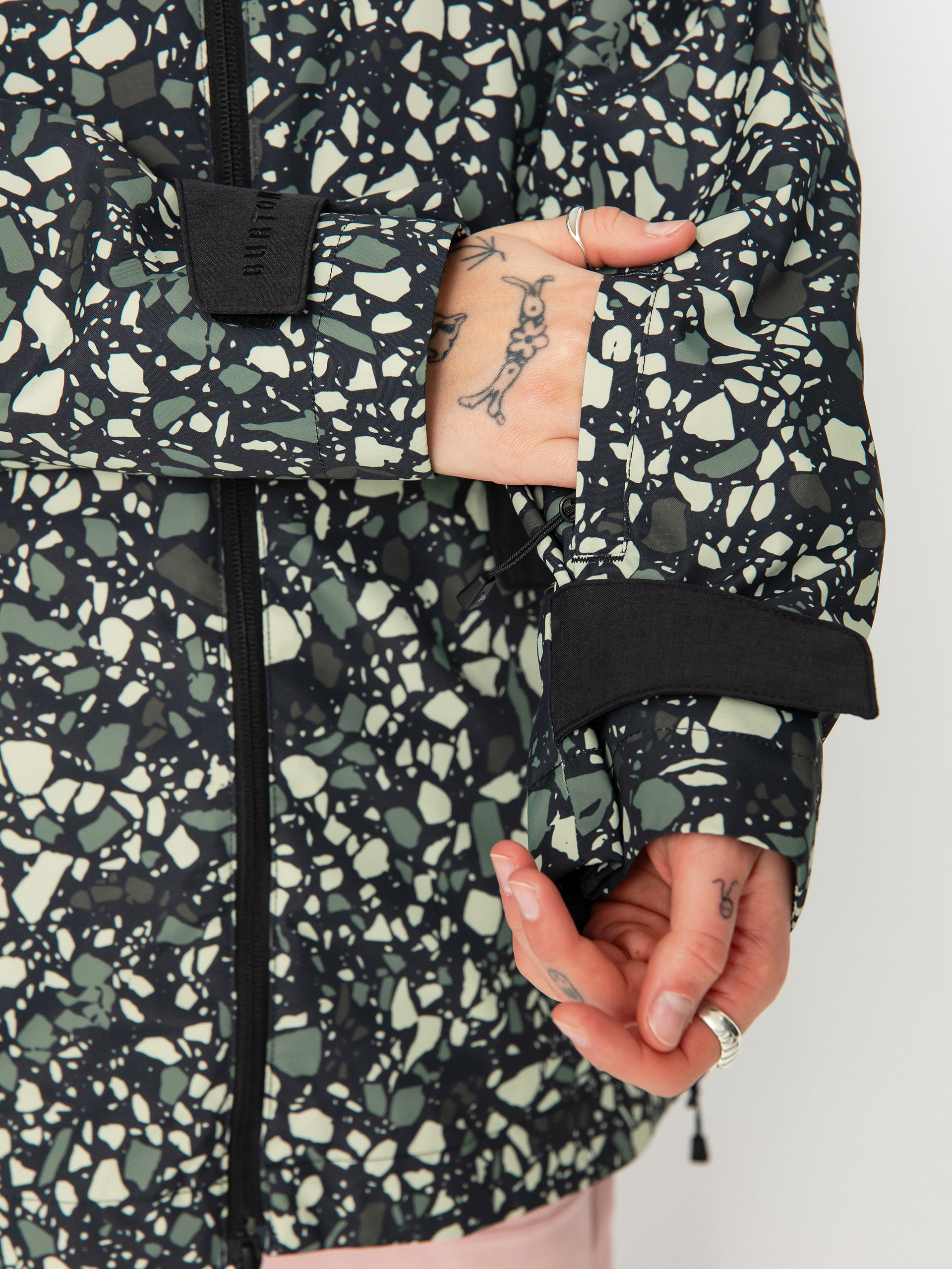 Női Burton Lalik Snowboard dzseki (sediment/true black)