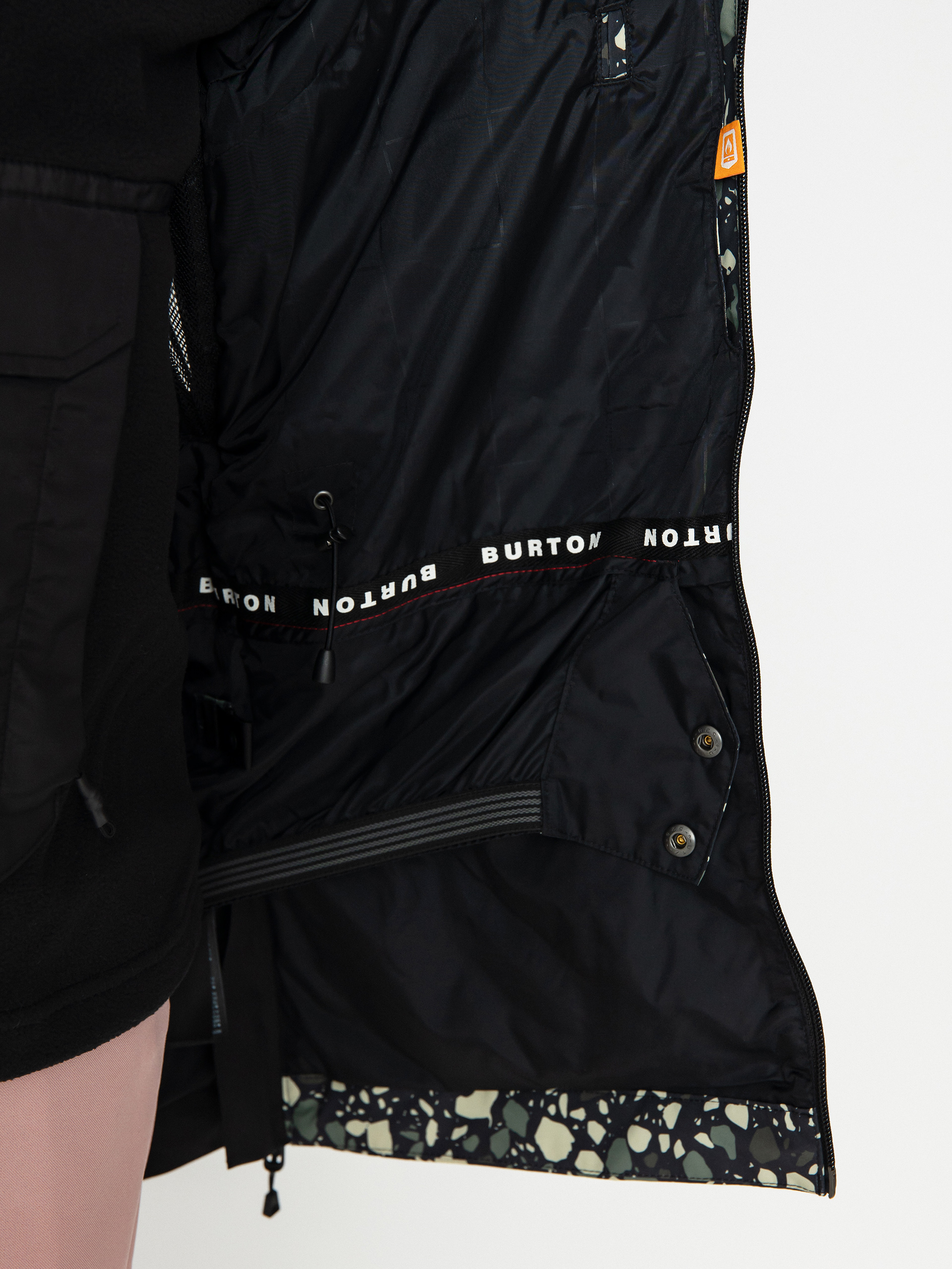 Női Burton Lalik Snowboard dzseki (sediment/true black)