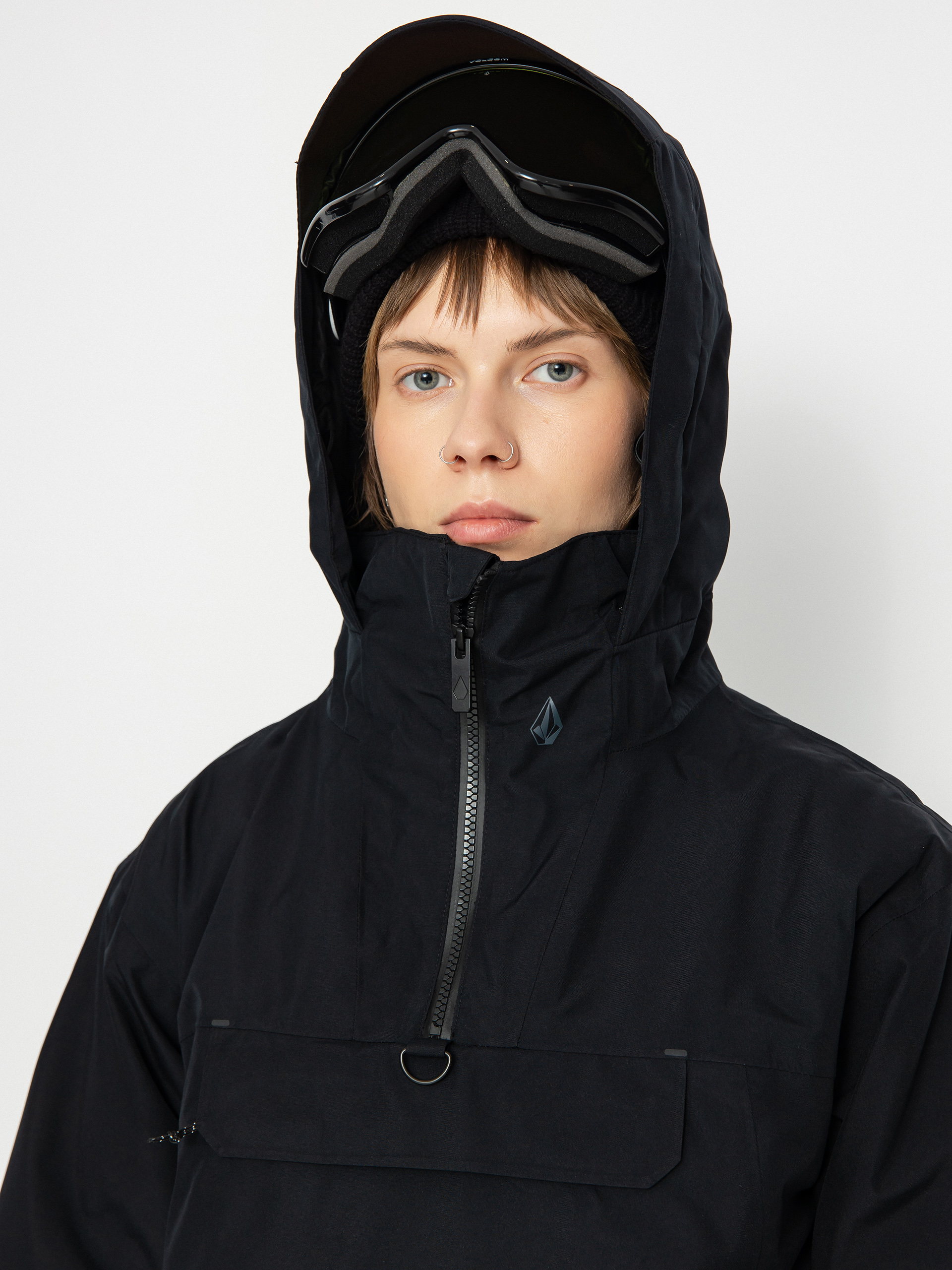 Női Volcom Fern Ins Gore Pullover Snowboard dzseki (black)