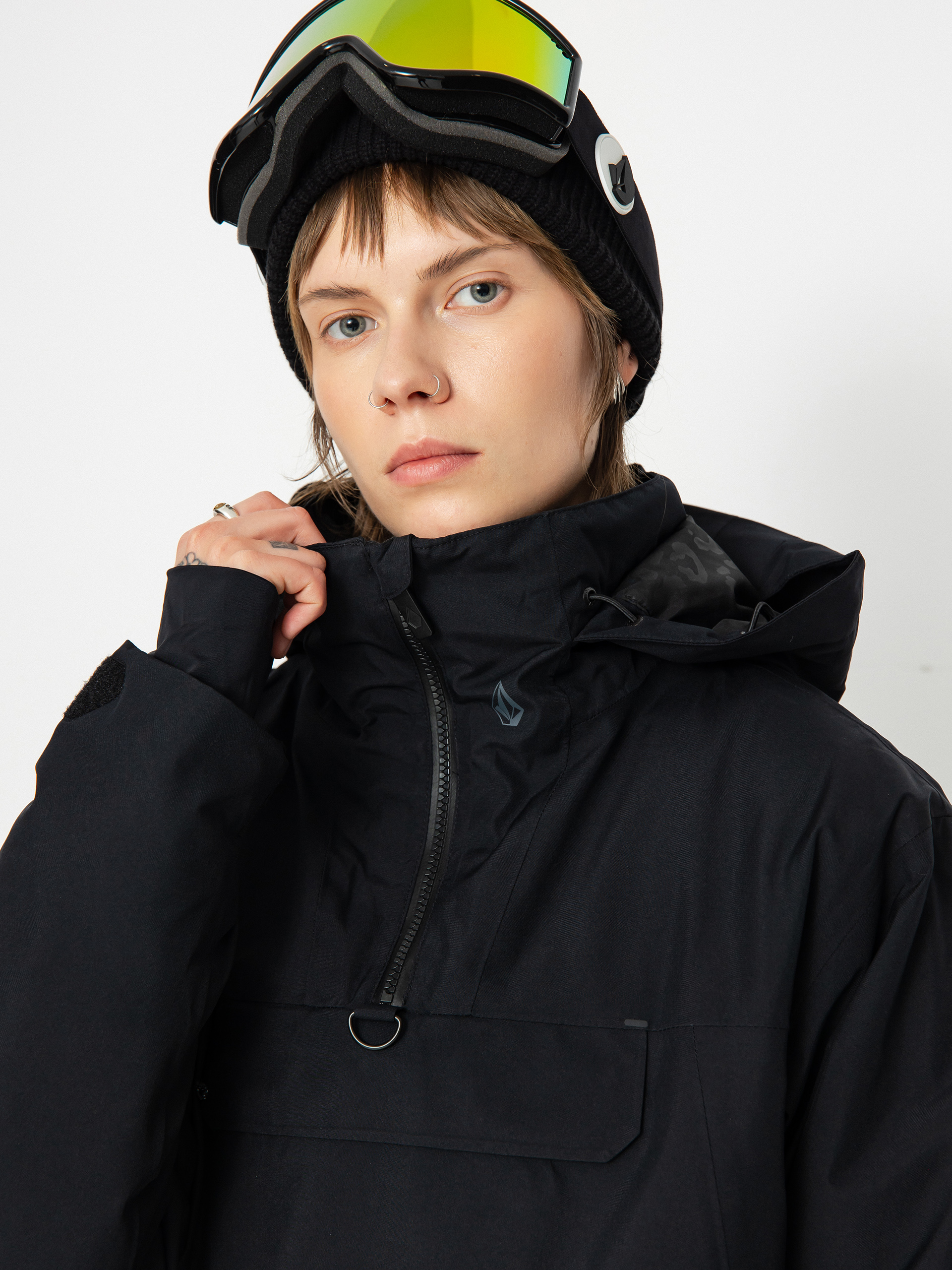 Női Volcom Fern Ins Gore Pullover Snowboard dzseki (black)