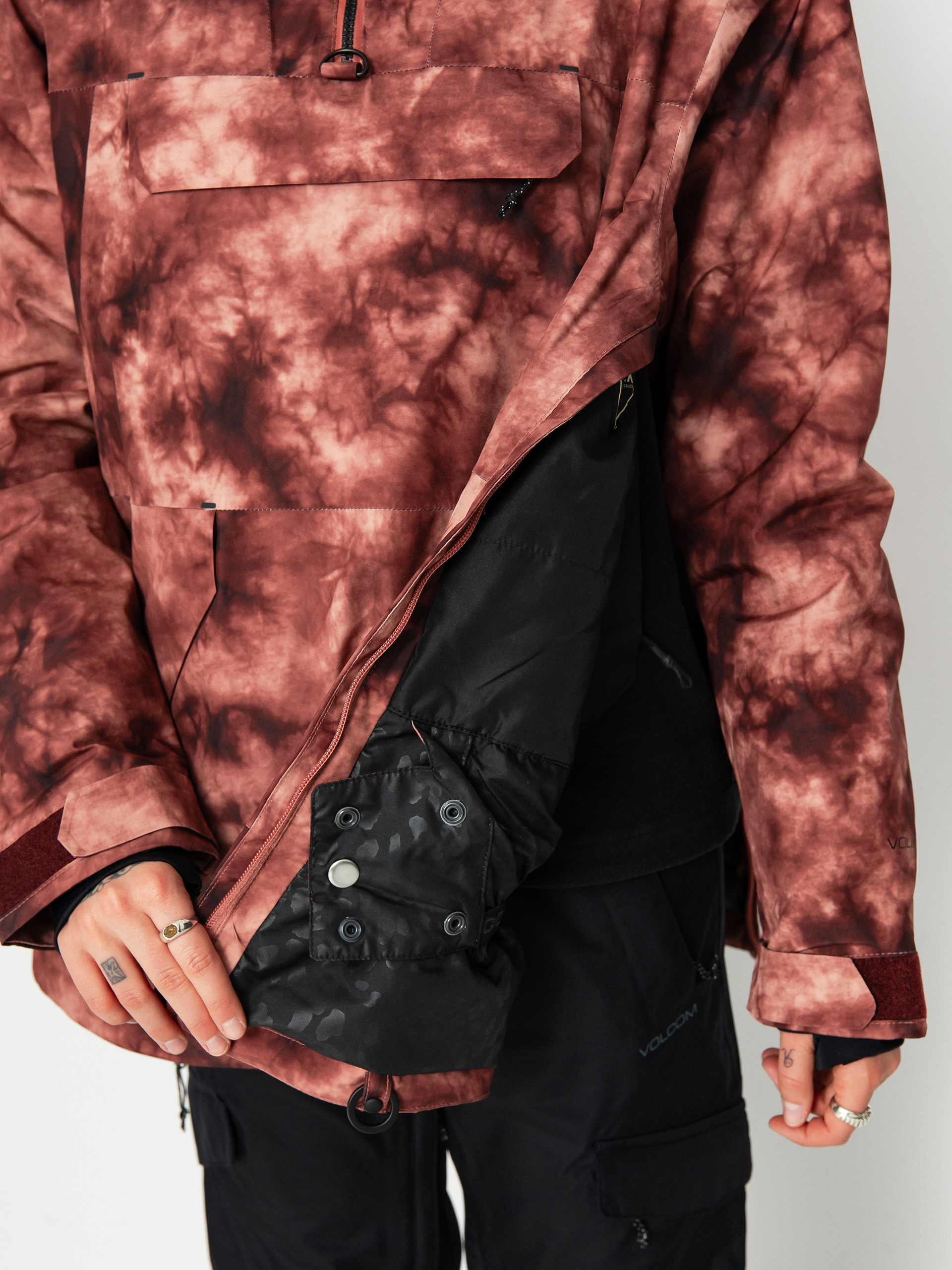 Női Volcom Fern Ins Gore Pullover Snowboard dzseki (pink salt wash)