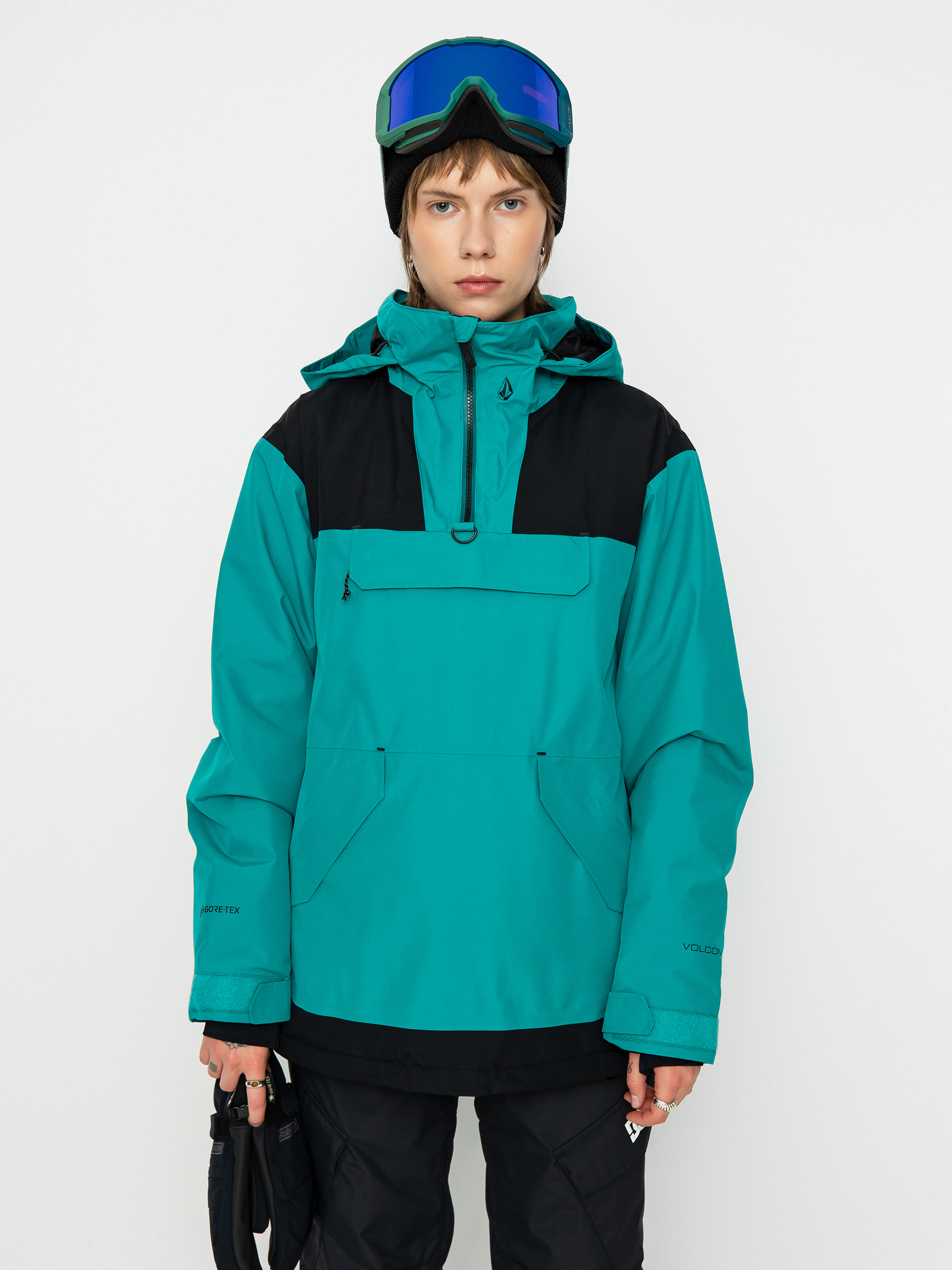 Női Volcom Fern Ins Gore Pullover Snowboard dzseki (vibrant green)