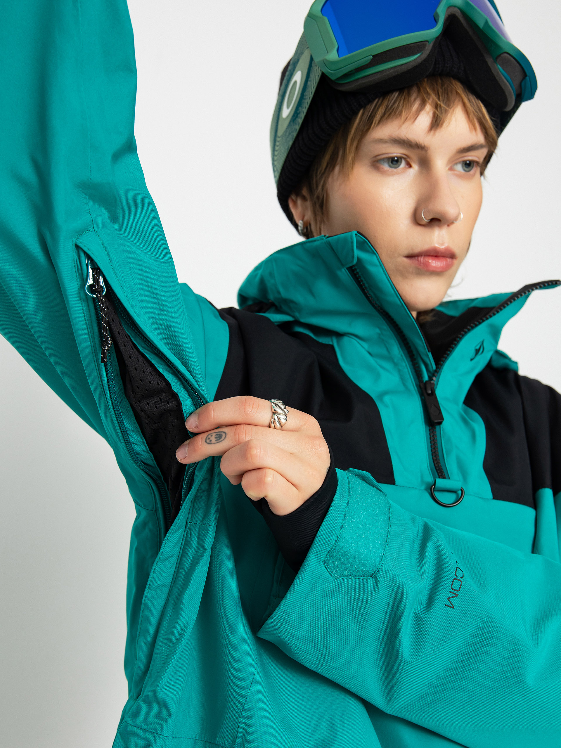 Női Volcom Fern Ins Gore Pullover Snowboard dzseki (vibrant green)