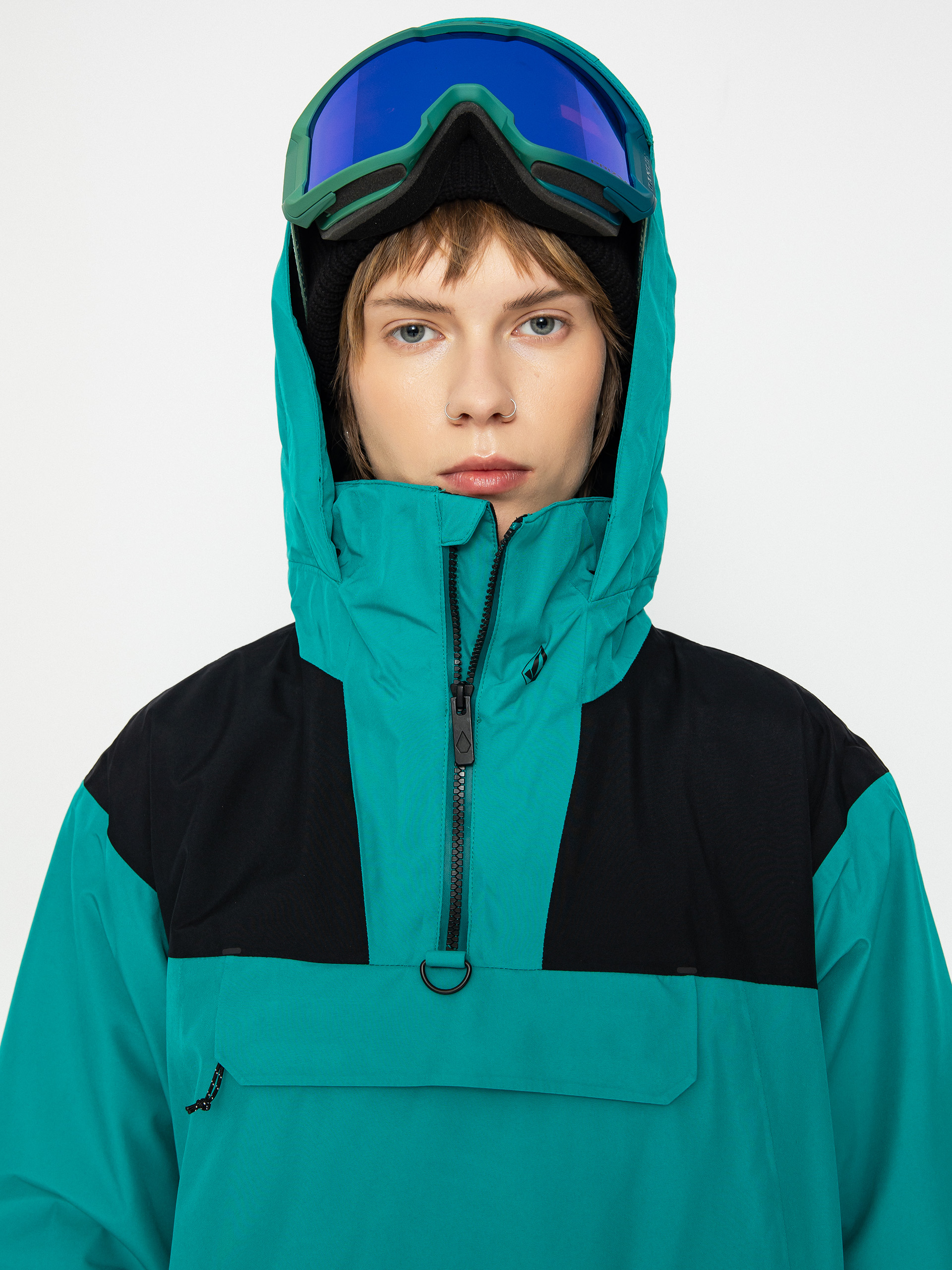 Női Volcom Fern Ins Gore Pullover Snowboard dzseki (vibrant green)