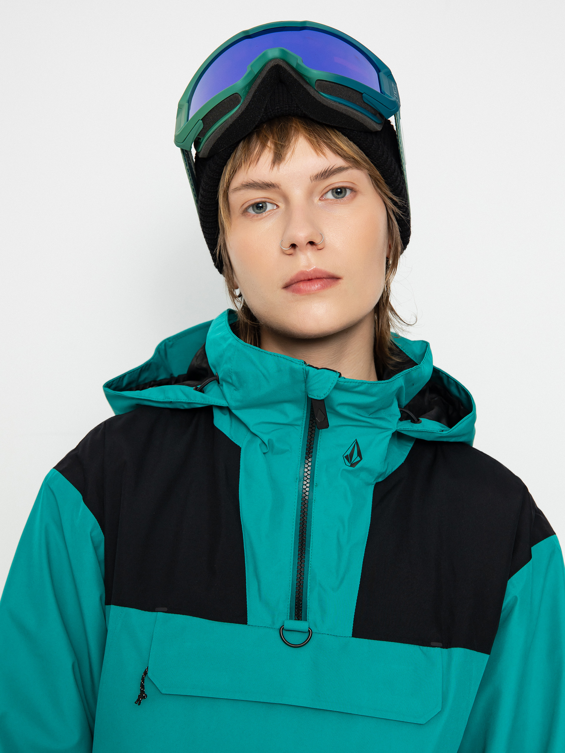 Női Volcom Fern Ins Gore Pullover Snowboard dzseki (vibrant green)