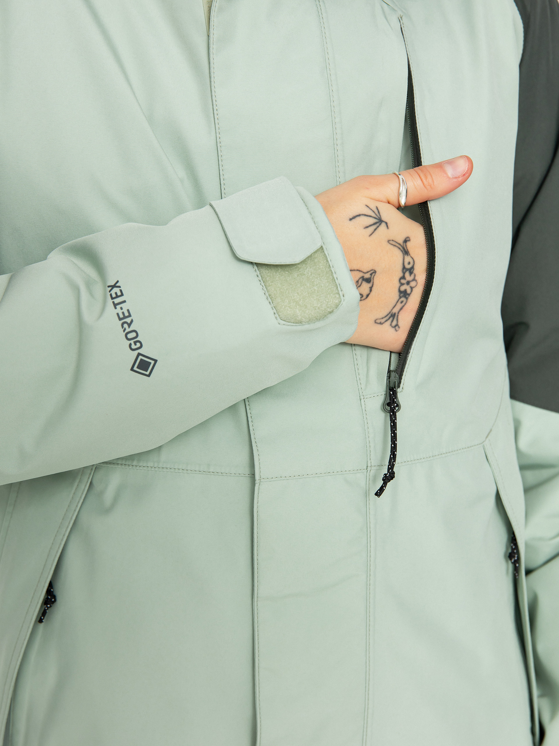 Női Volcom V.Co Aris Ins Gore Snowboard dzseki (sage frost)