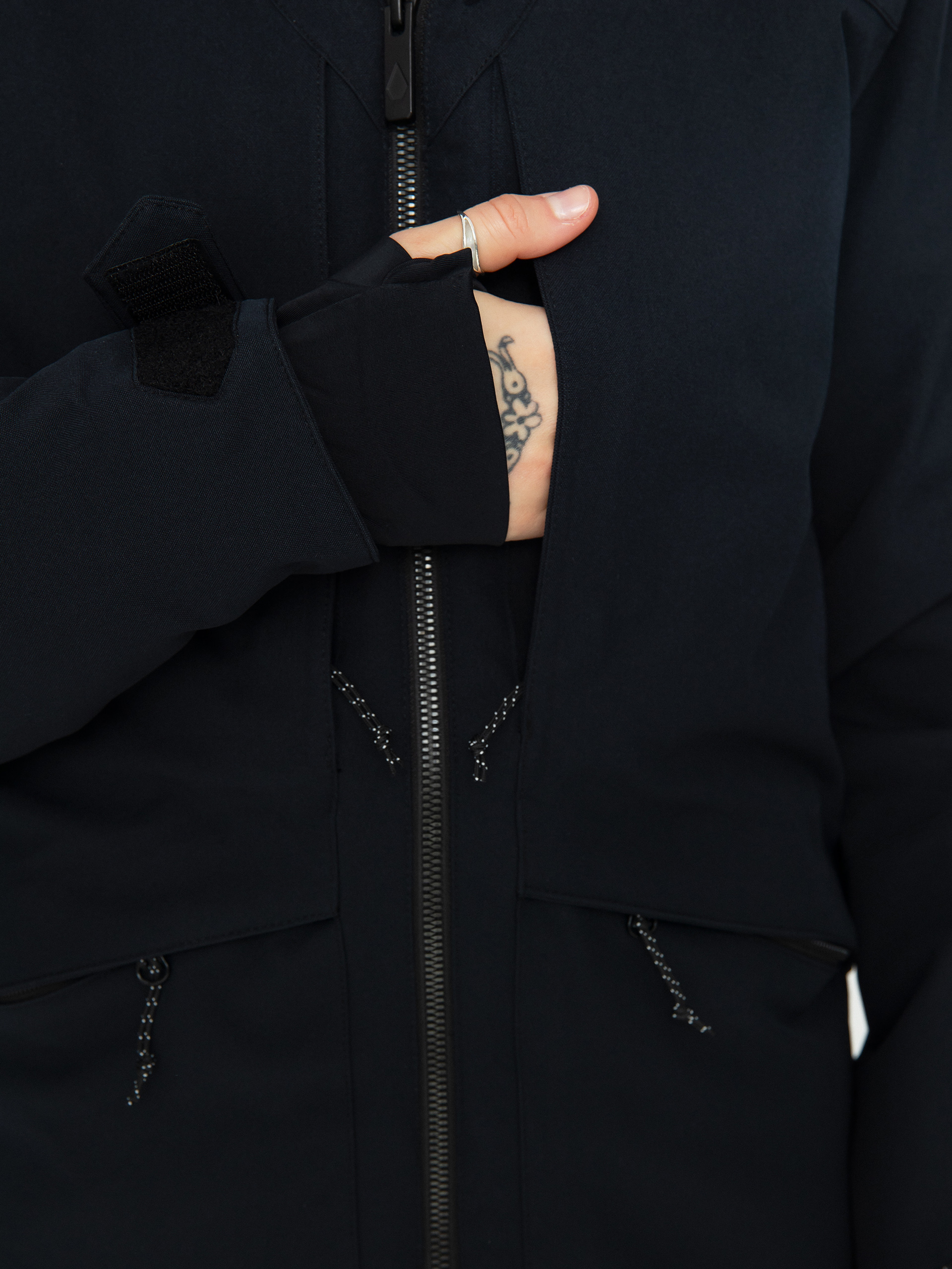 Női Volcom Shelter 3D Stretch Snowboard dzseki (black)