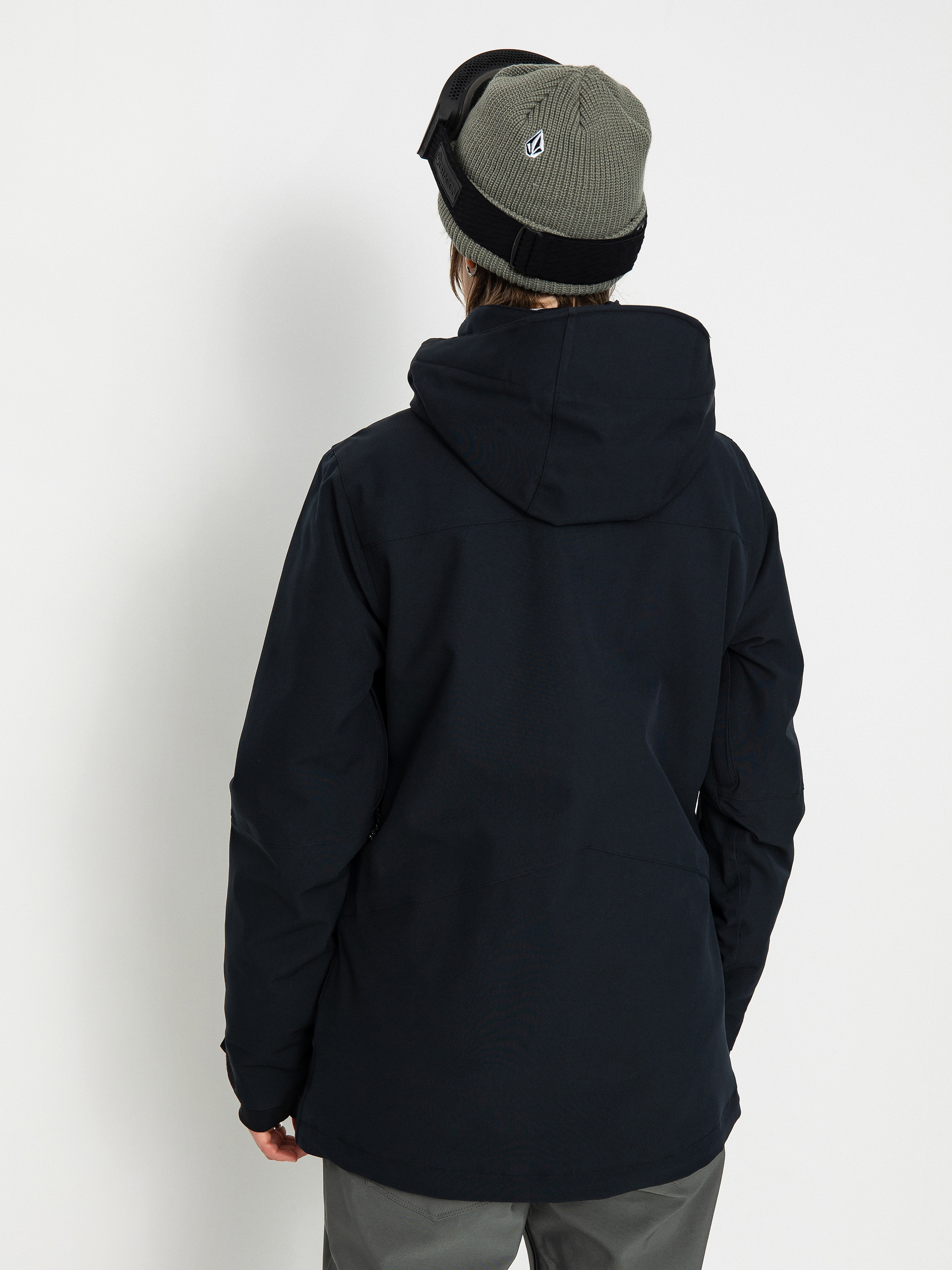 Női Volcom Shelter 3D Stretch Snowboard dzseki (black)