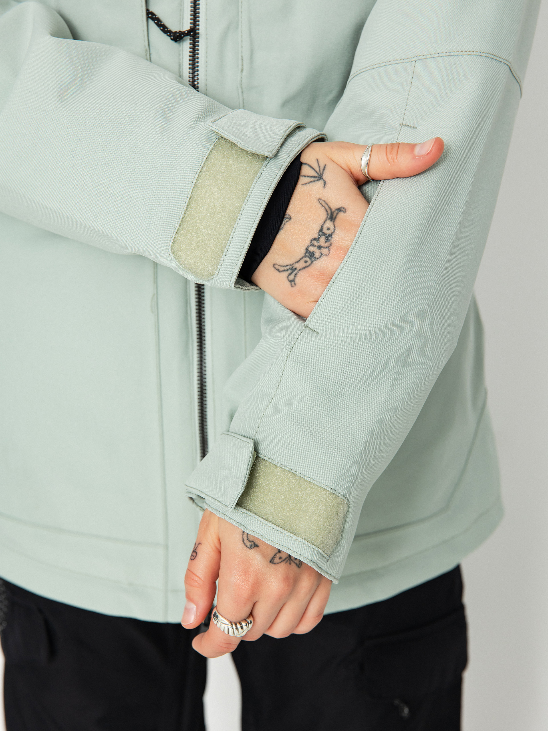 Női Volcom Shelter 3D Stretch Snowboard dzseki (sage frost)