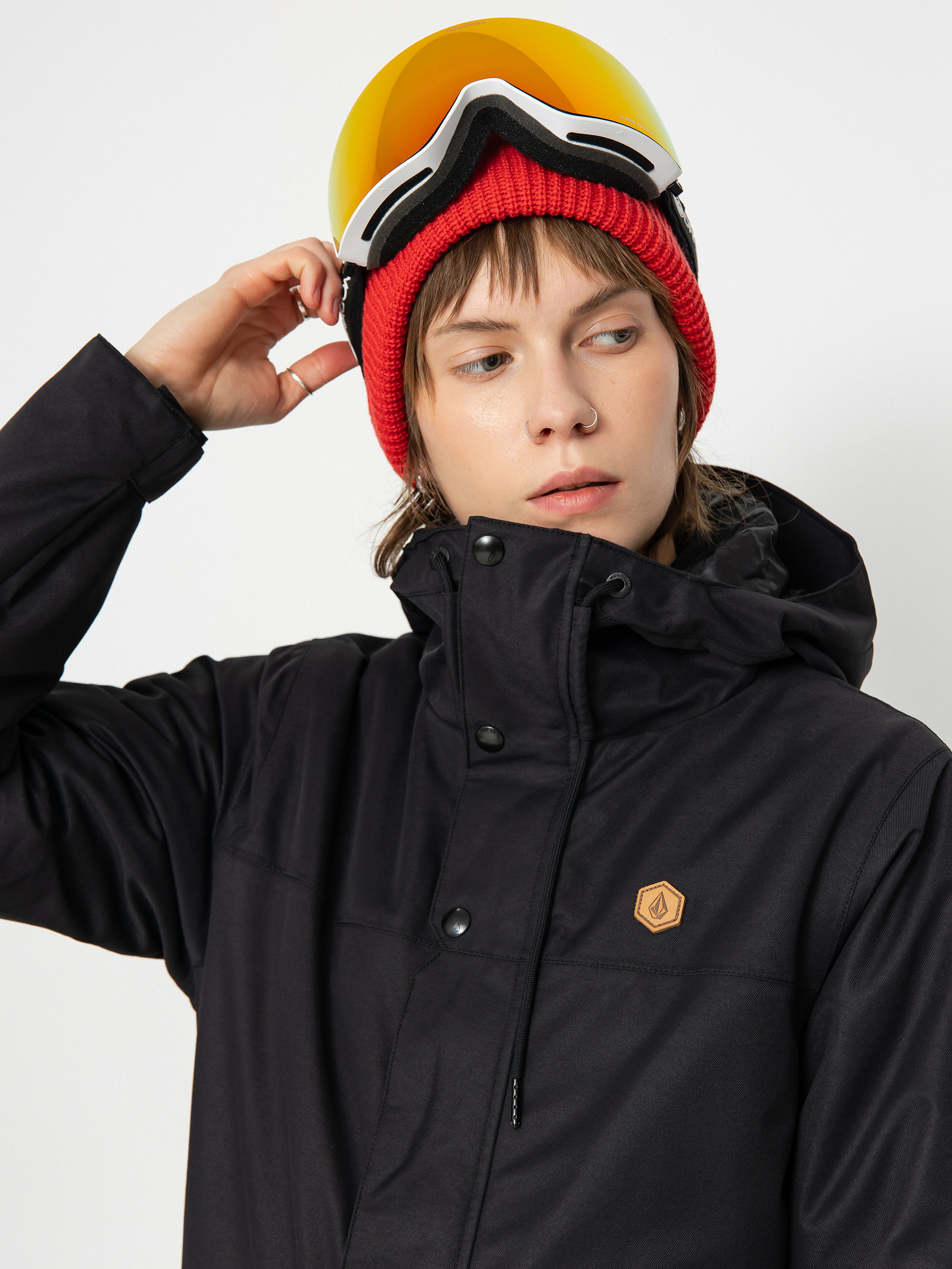 Női Volcom Bolt Ins Snowboard dzseki (black)