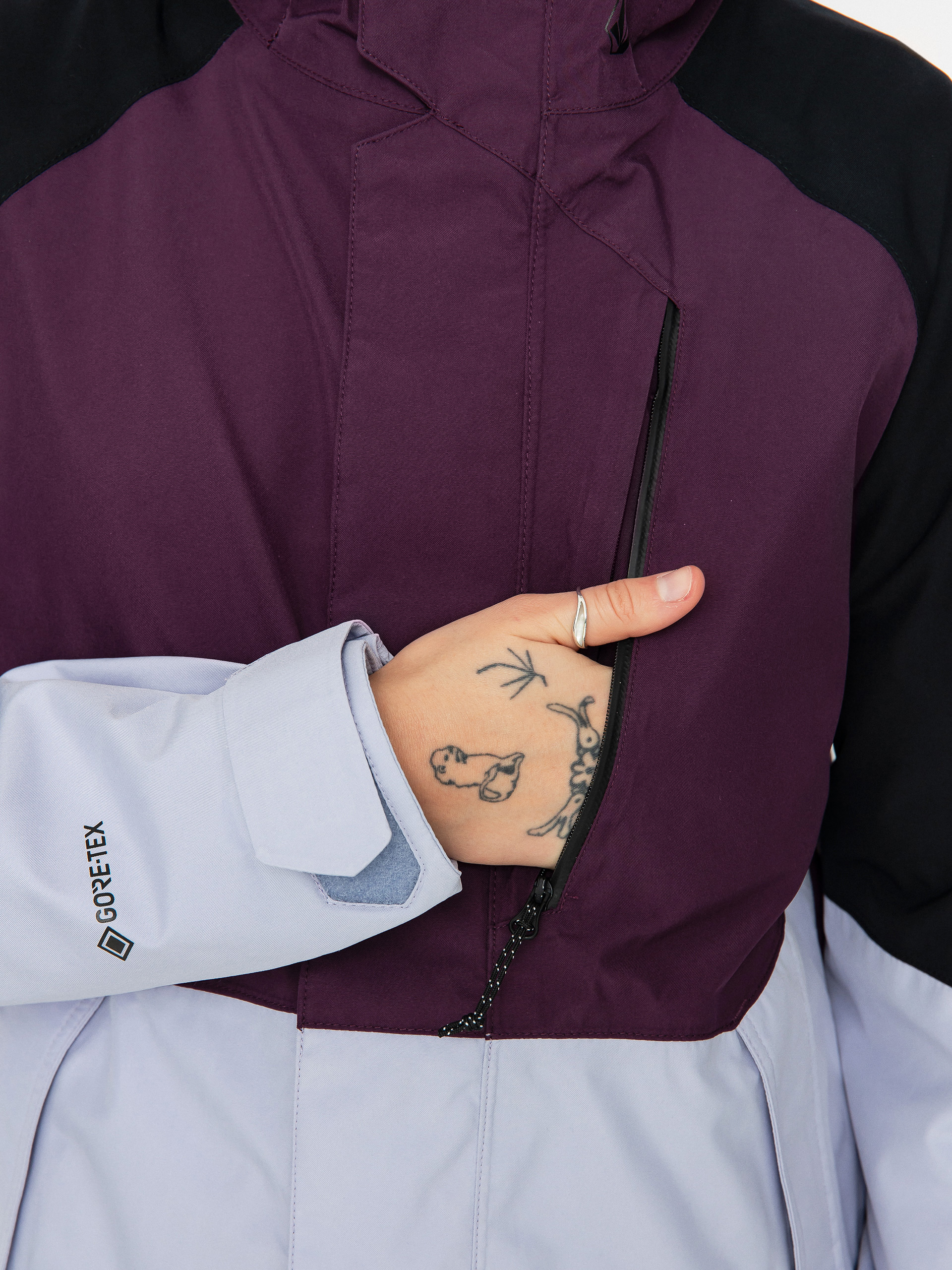 Női Volcom V.Co Aris Gore Tex Snowboard dzseki (blackberry)