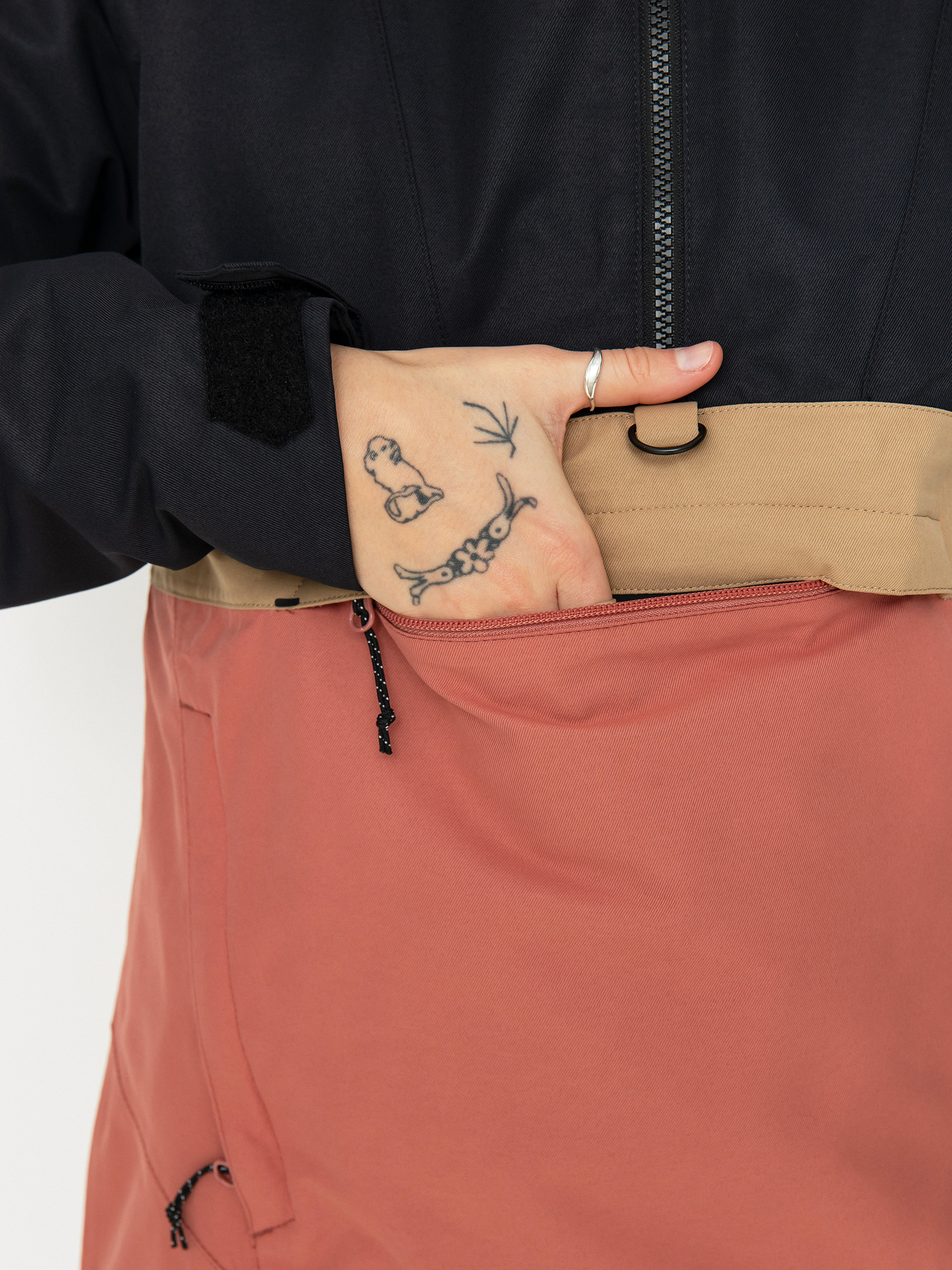 Női Volcom Ashfield Pullover Snowboard dzseki (earth pink)