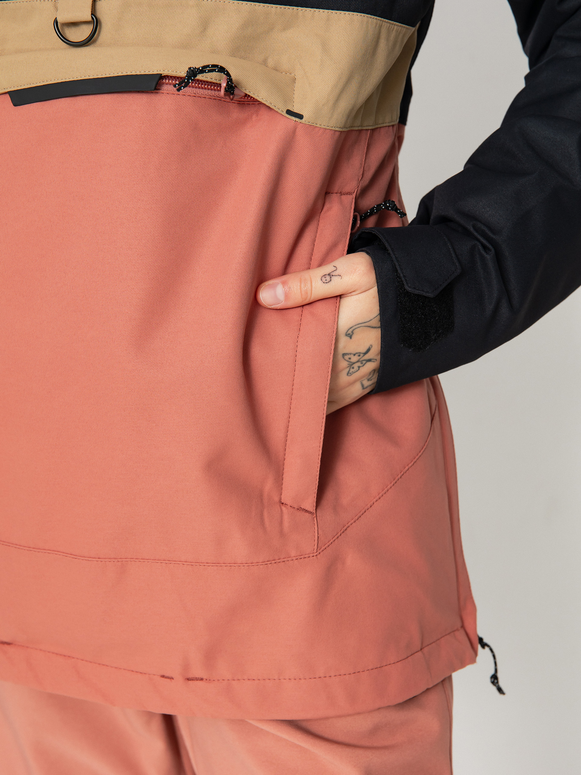 Női Volcom Ashfield Pullover Snowboard dzseki (earth pink)