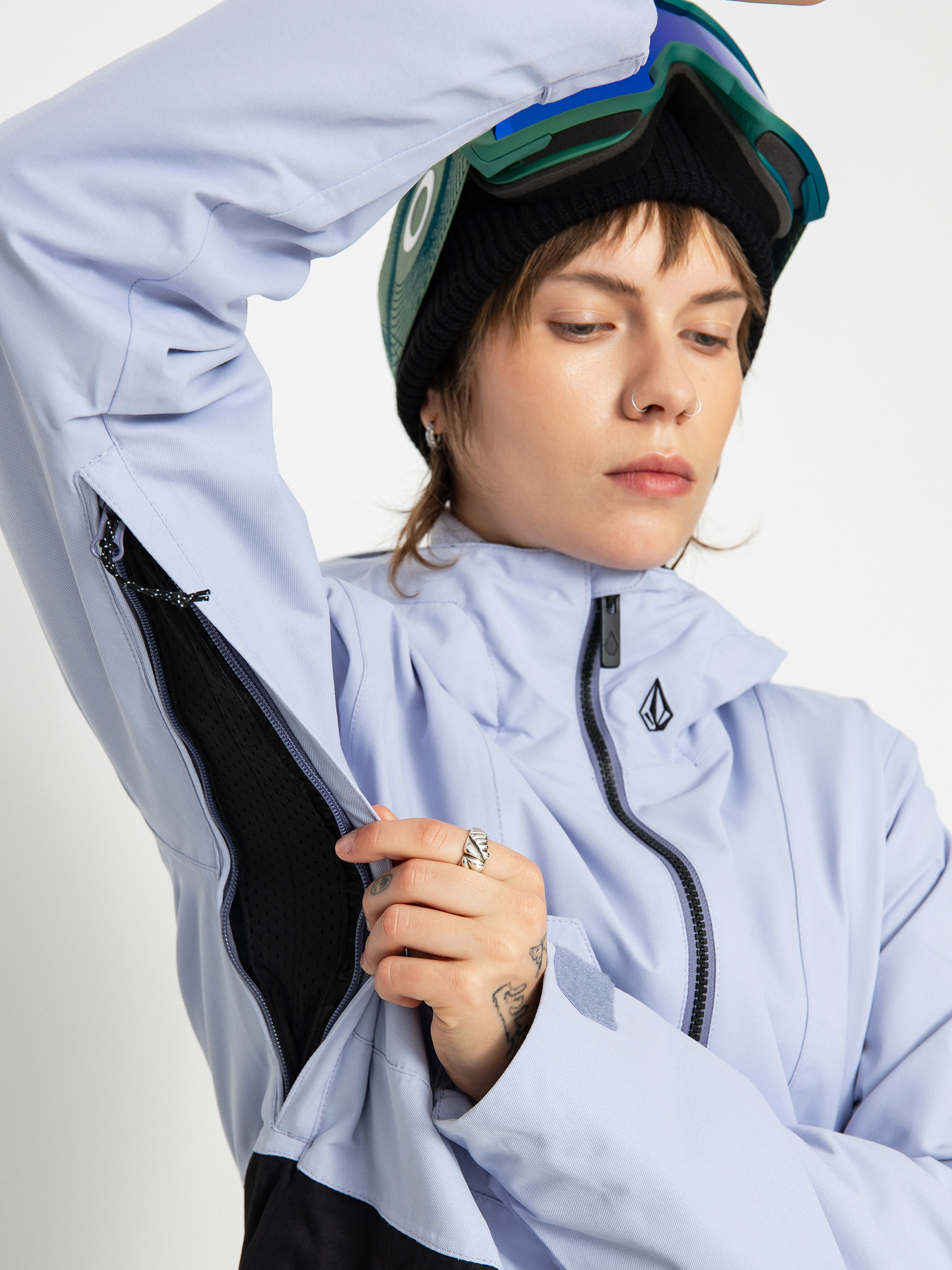 Női Volcom Ashfield Pullover Snowboard dzseki (lilac ash)