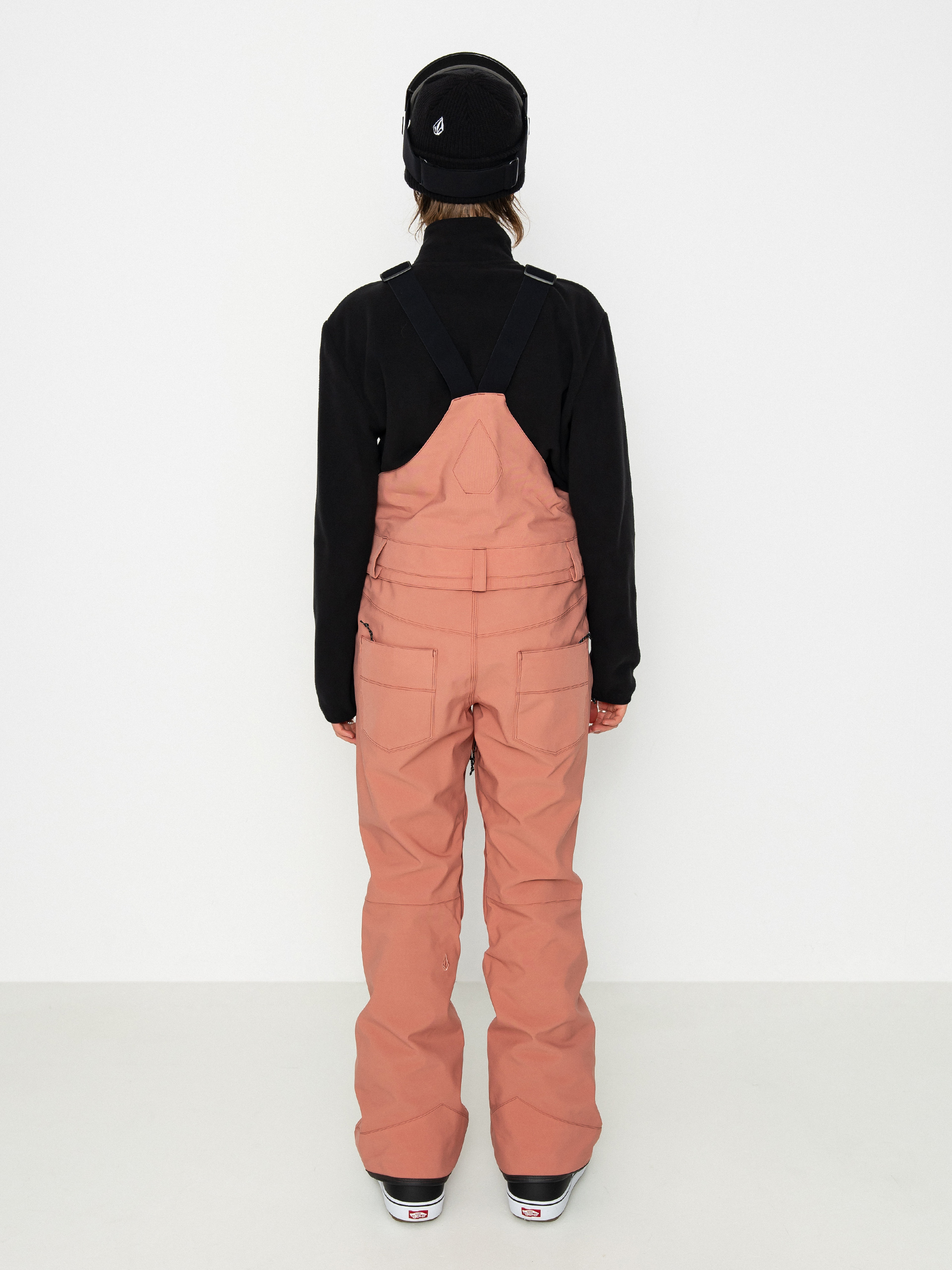 Női Volcom Swift Bib Overall Snowboard nadrág (earth pink)