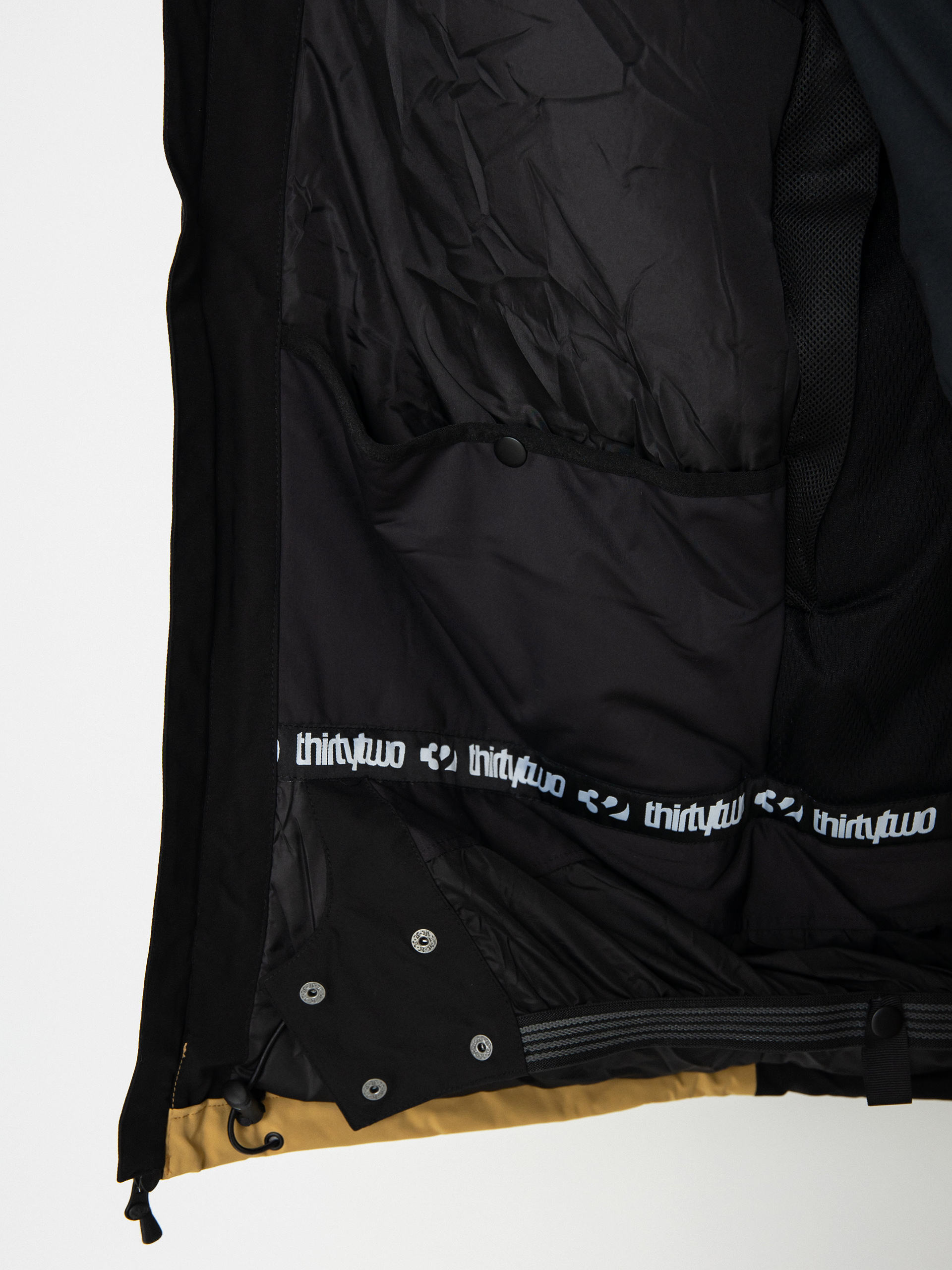 Férfi ThirtyTwo Lashed Insulated Snowboard dzseki (black/tan)