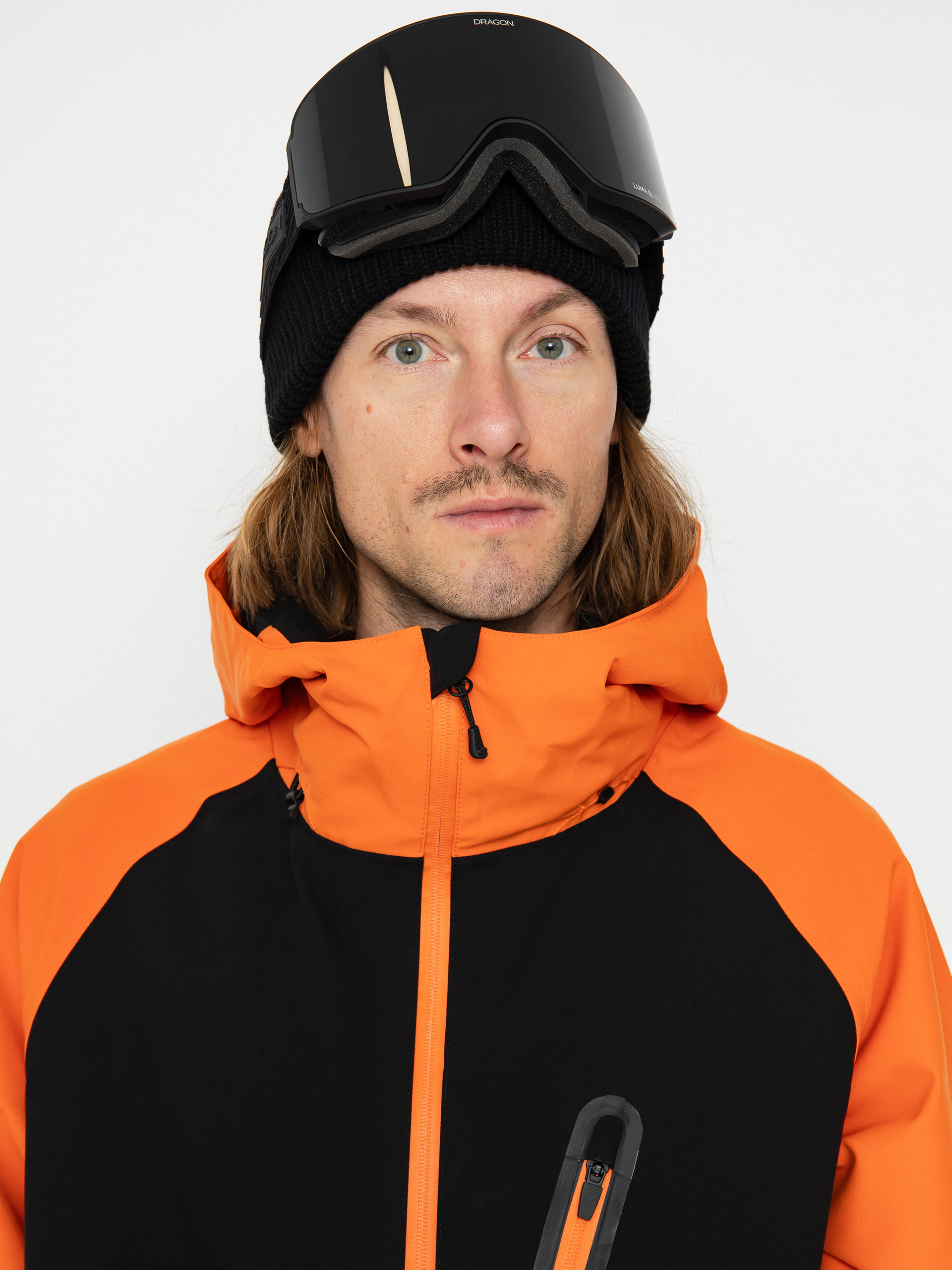 Férfi ThirtyTwo Grasser Snowboard dzseki (black/orange)