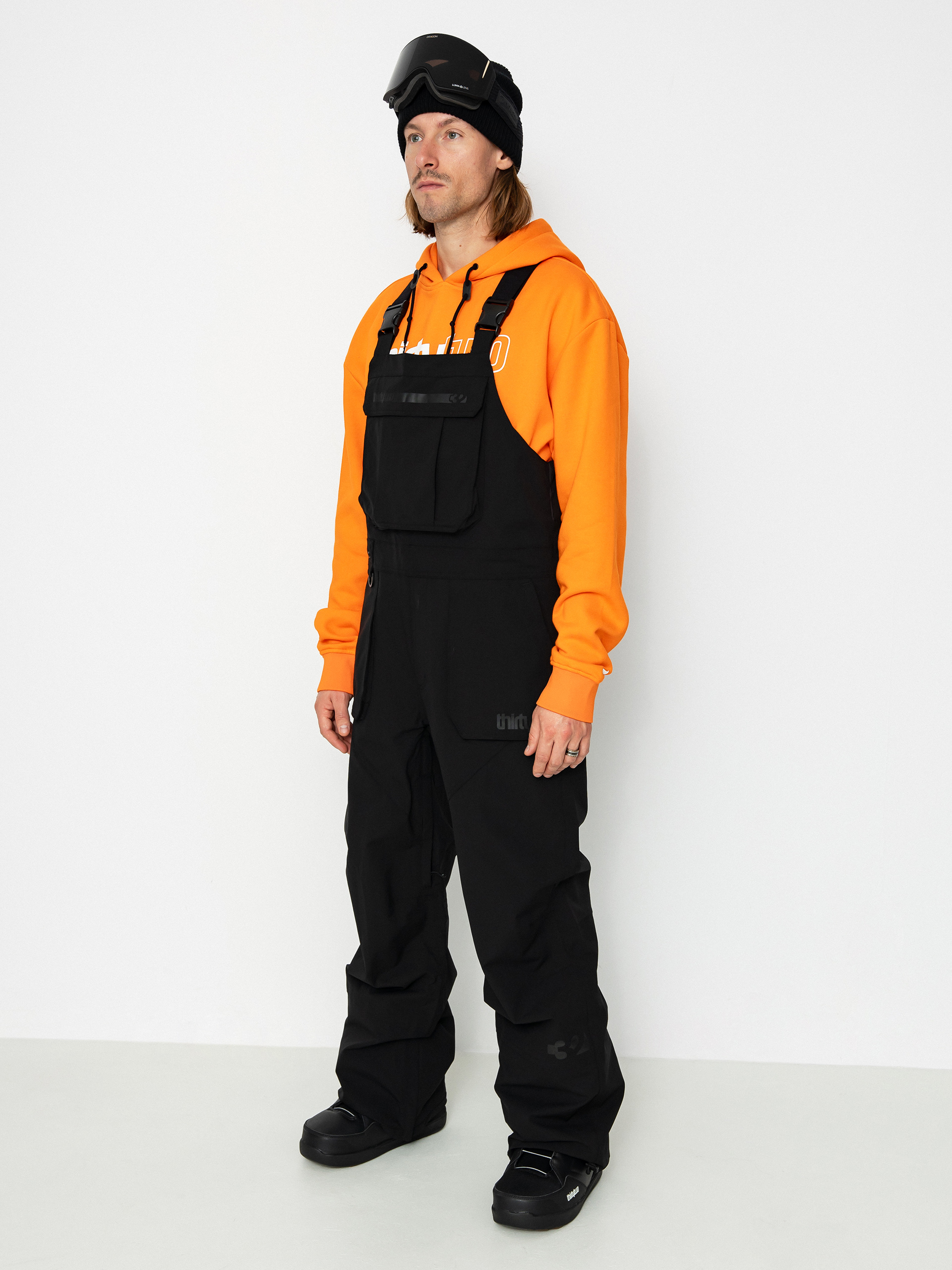 ThirtyTwo Basement Bib Snowboard nadrág (black)