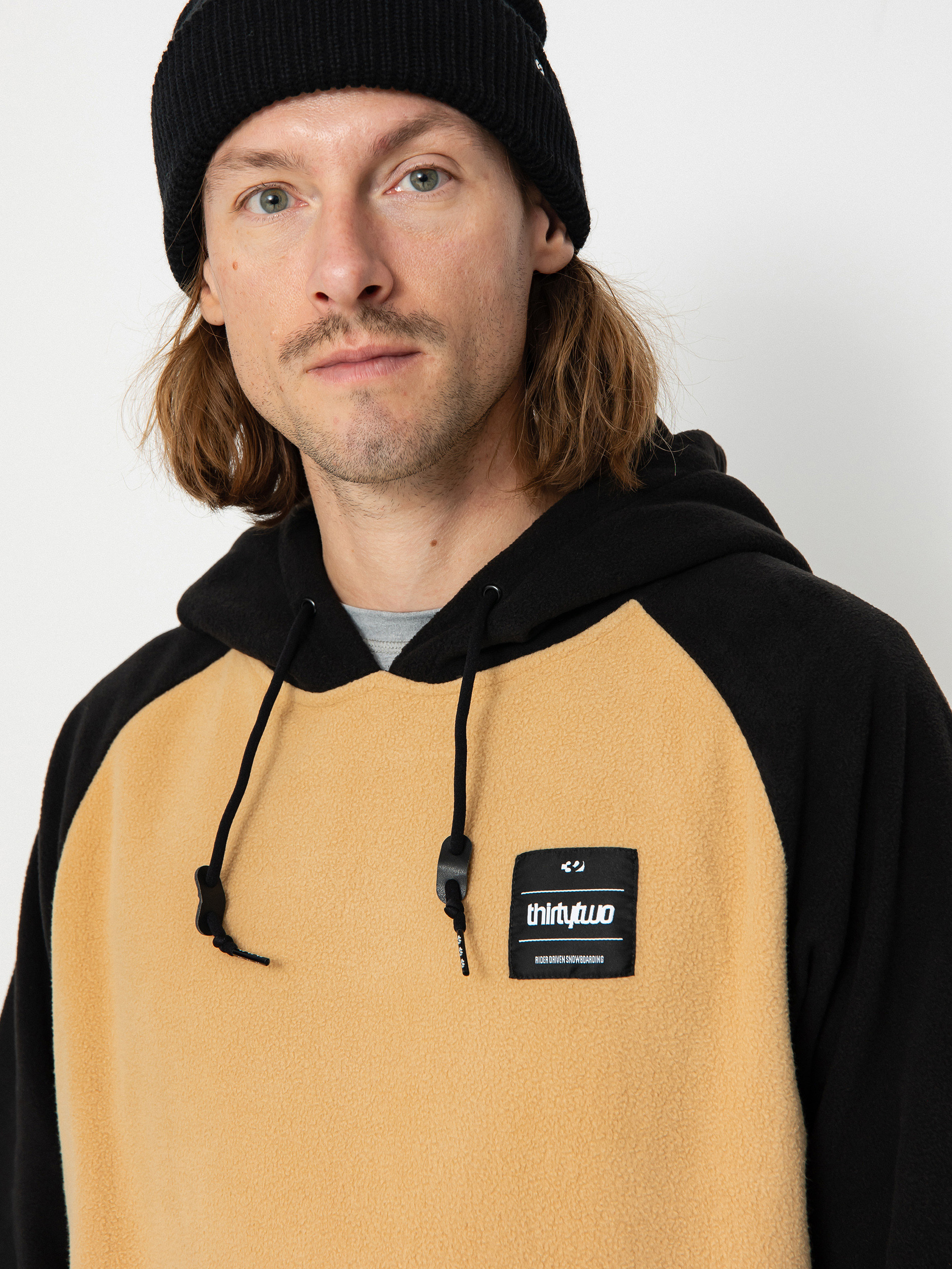 ThirtyTwo Rest Stop Kapucnis pulóver (black/tan)