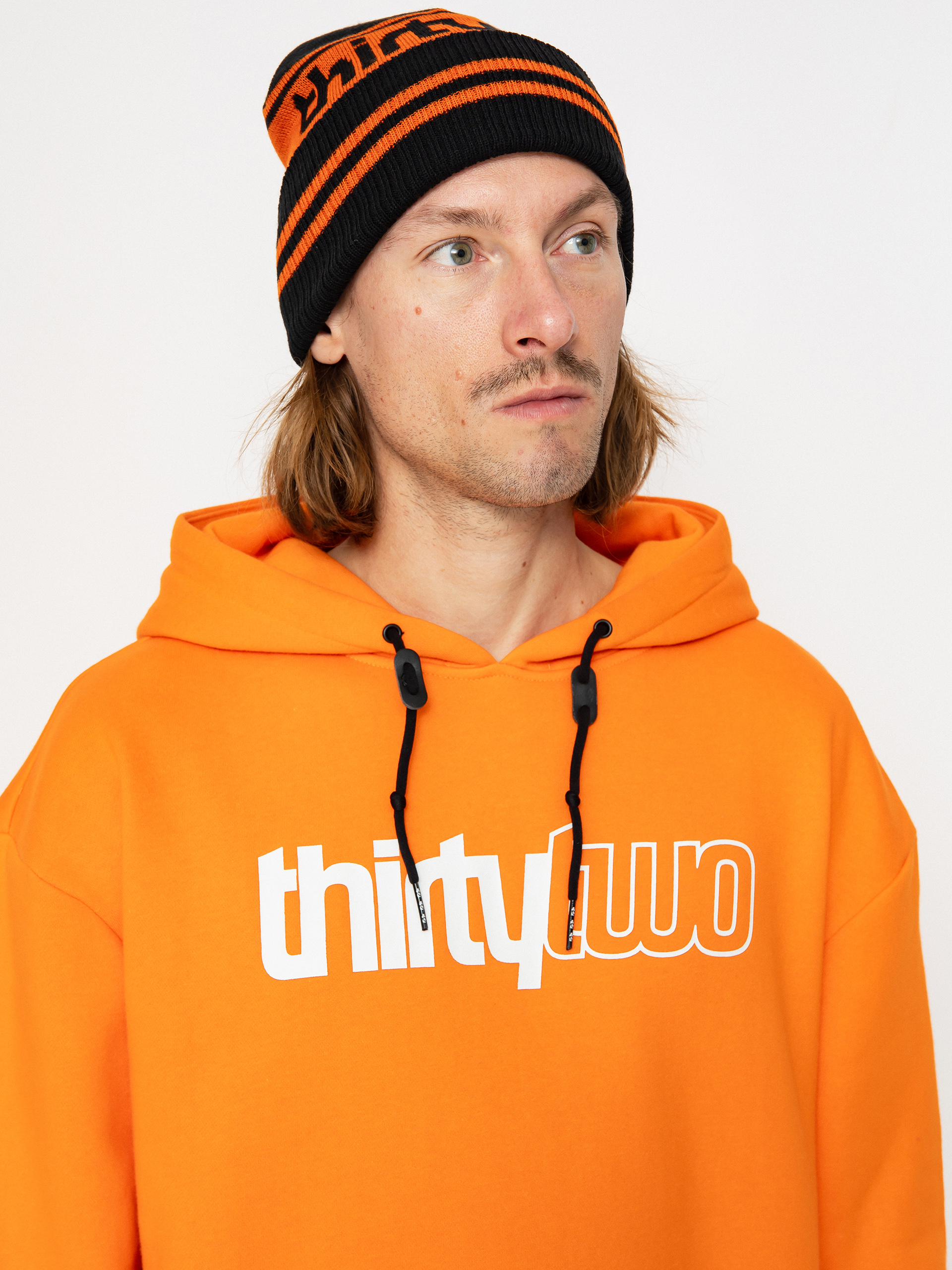 Férfi ThirtyTwo Double Tech Thermo pulóver (orange)