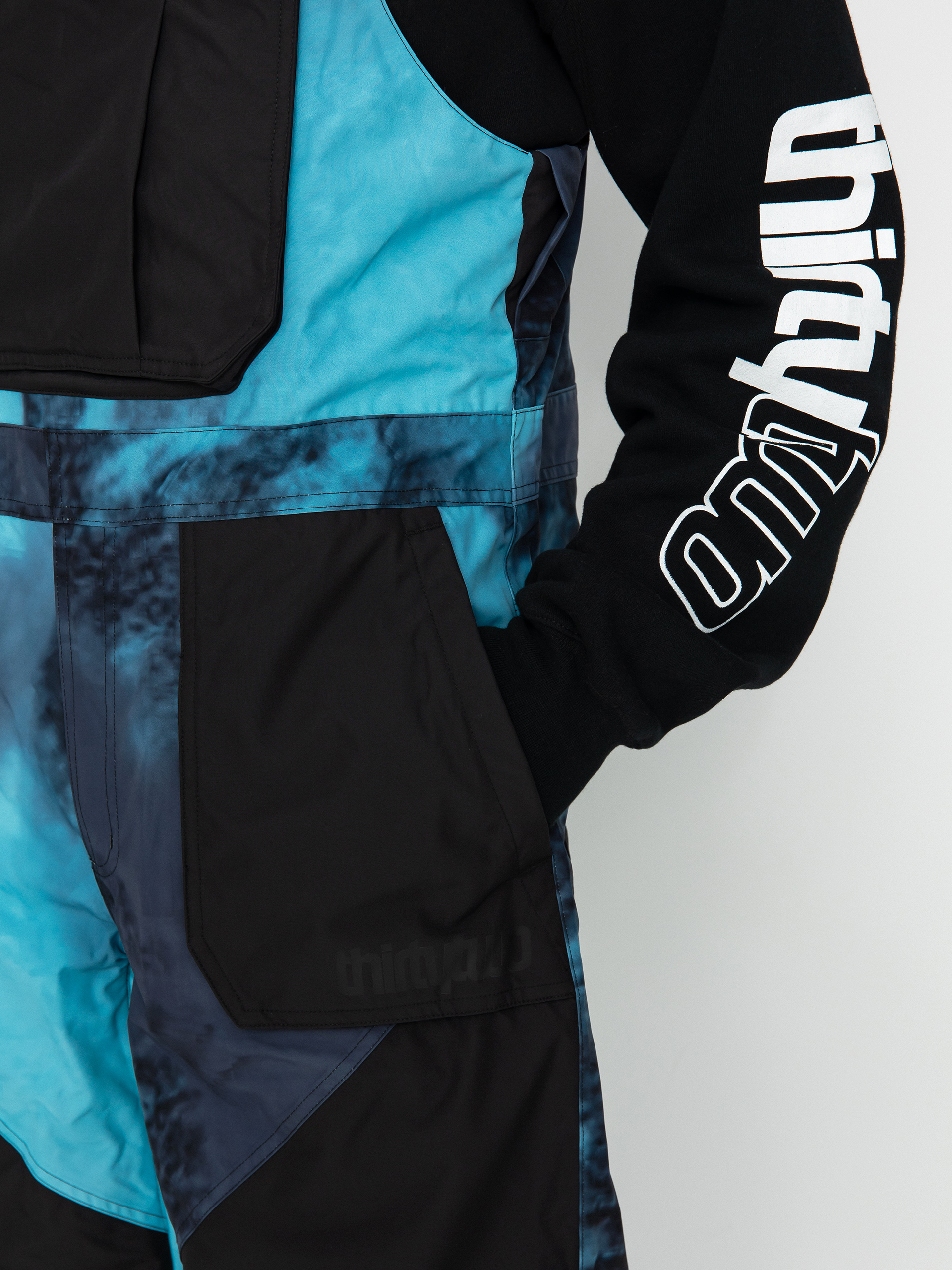 Férfi ThirtyTwo Basement Bib Snowboard nadrág (haze)