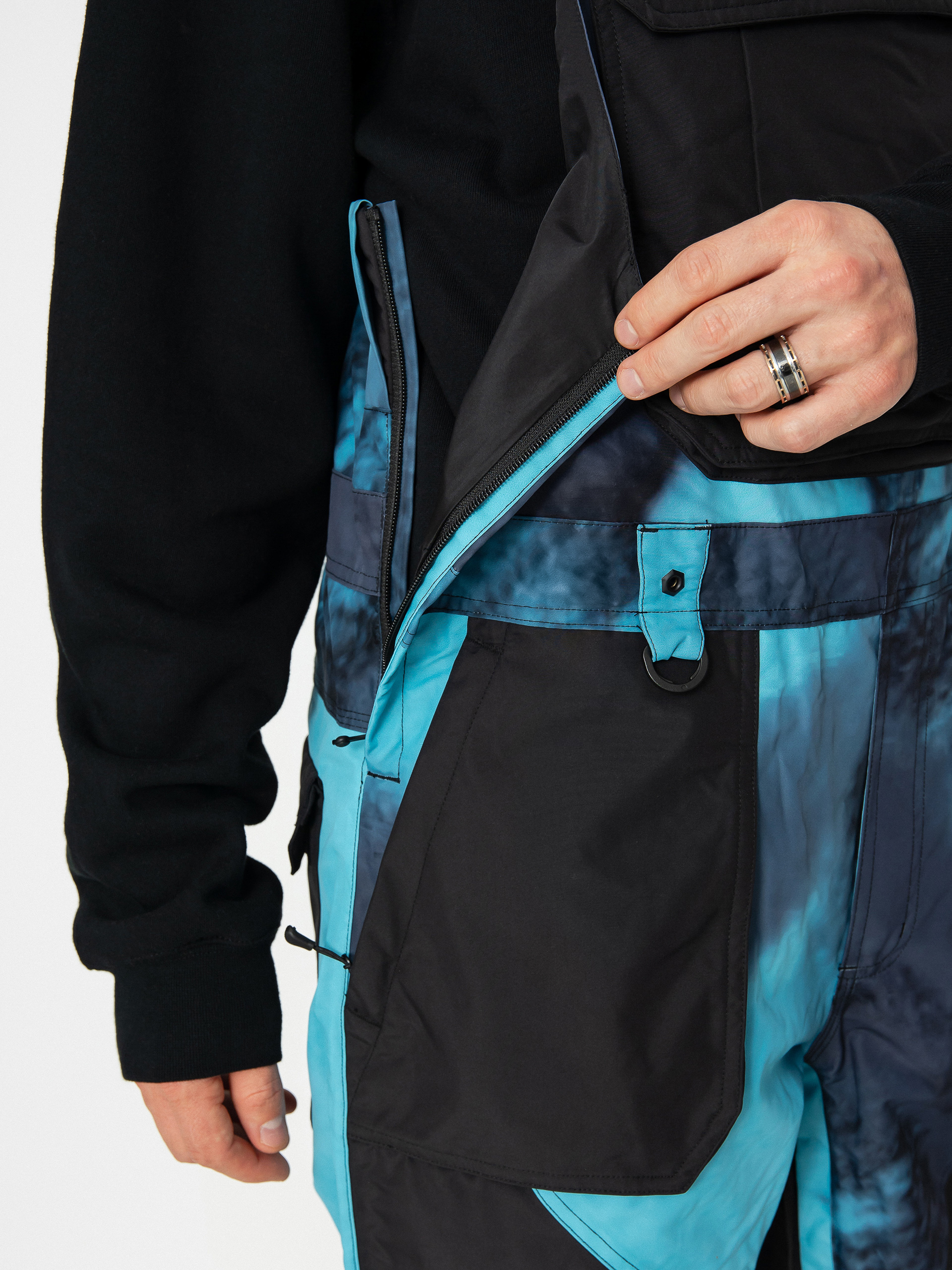 Férfi ThirtyTwo Basement Bib Snowboard nadrág (haze)