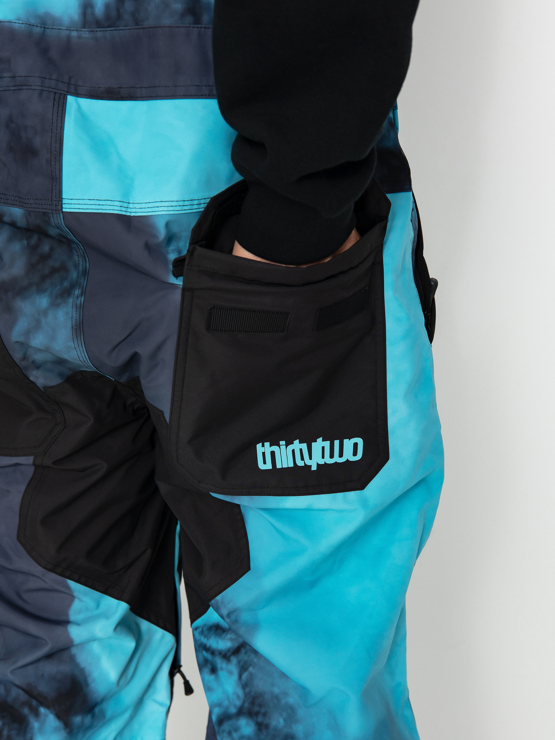 Férfi ThirtyTwo Basement Bib Snowboard nadrág (haze)