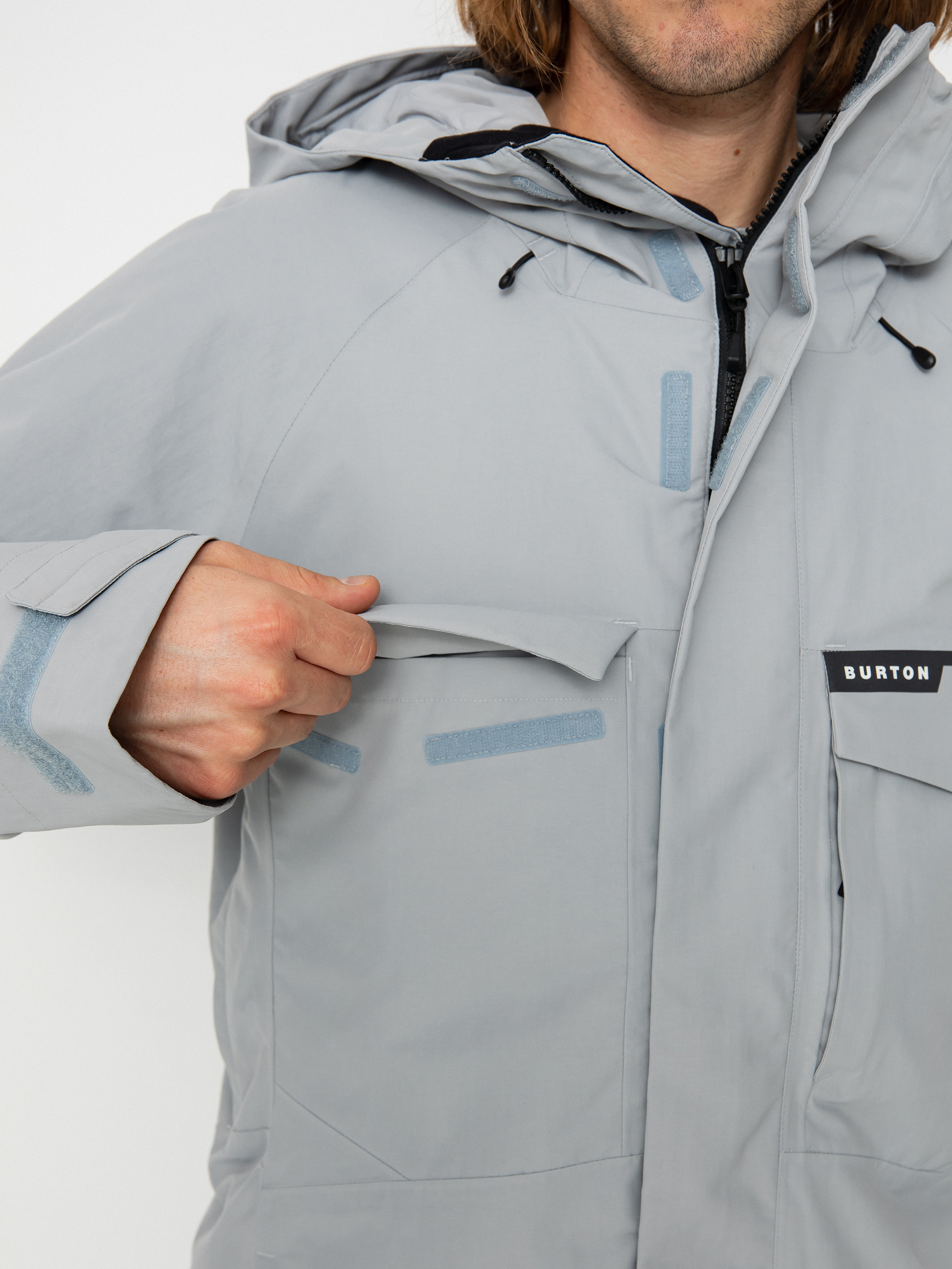 Férfi Burton Covert 2.0 Snowboard dzseki (silver sconce)