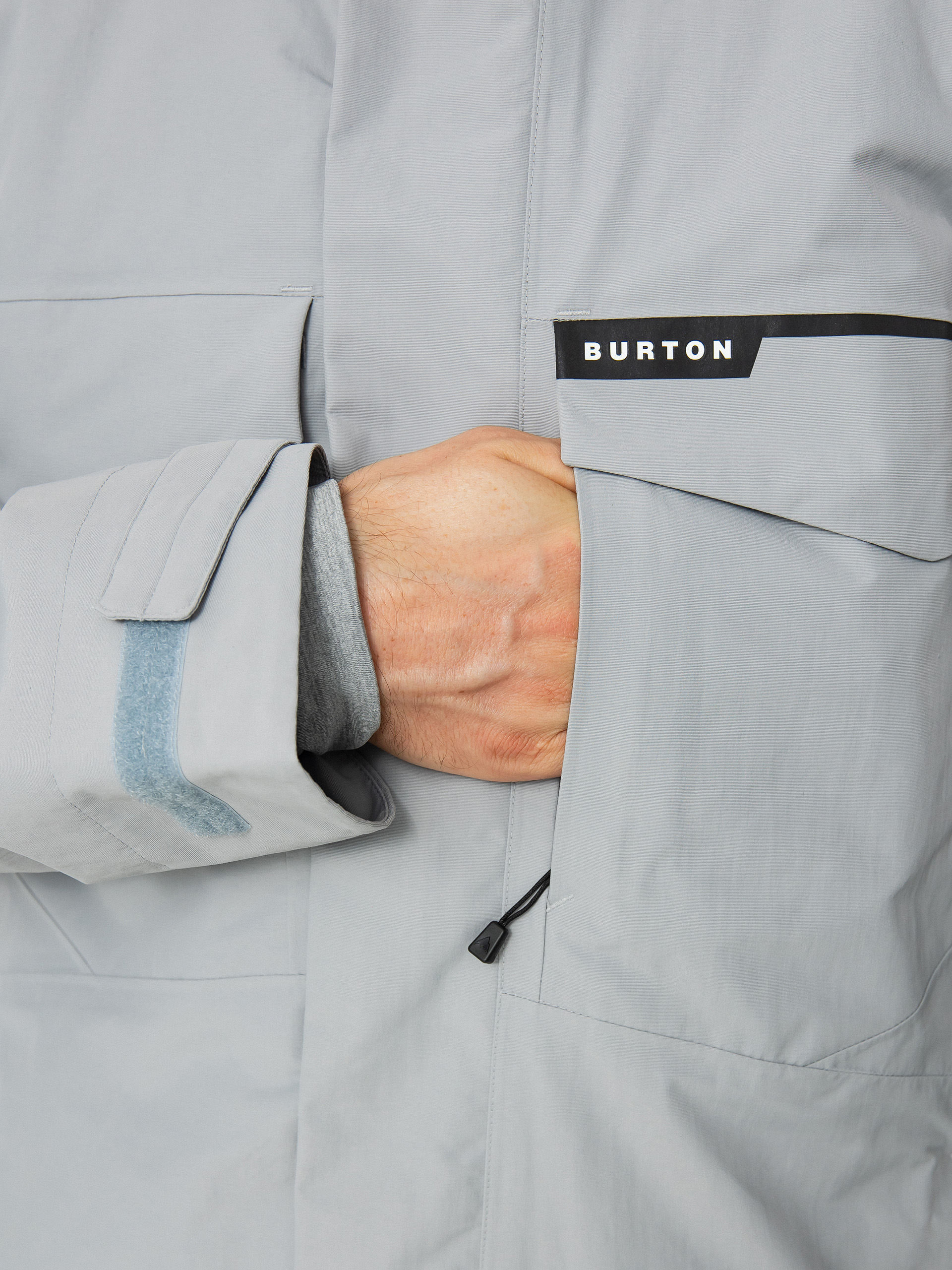 Férfi Burton Covert 2.0 Snowboard dzseki (silver sconce)