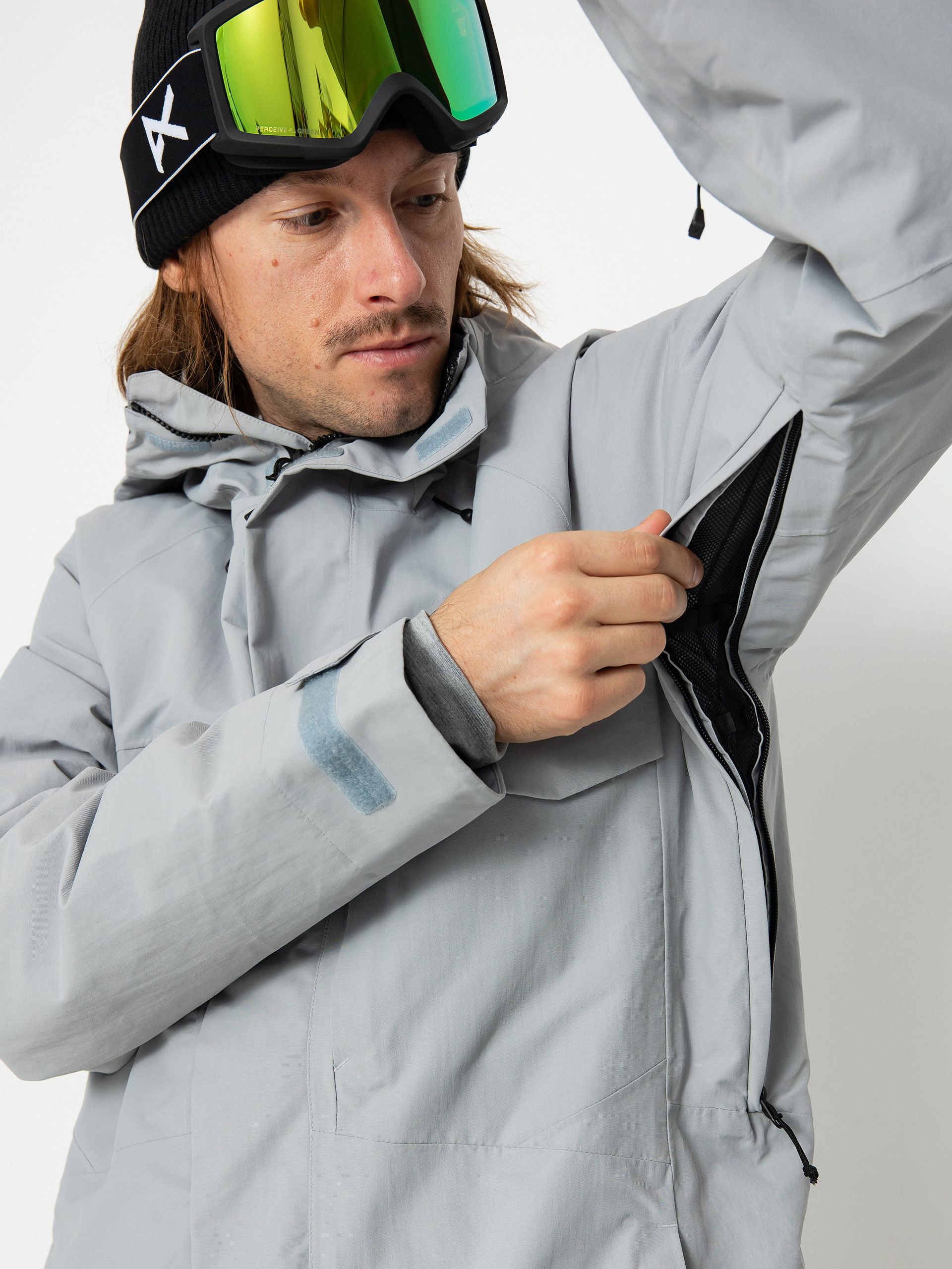 Férfi Burton Covert 2.0 Snowboard dzseki (silver sconce)