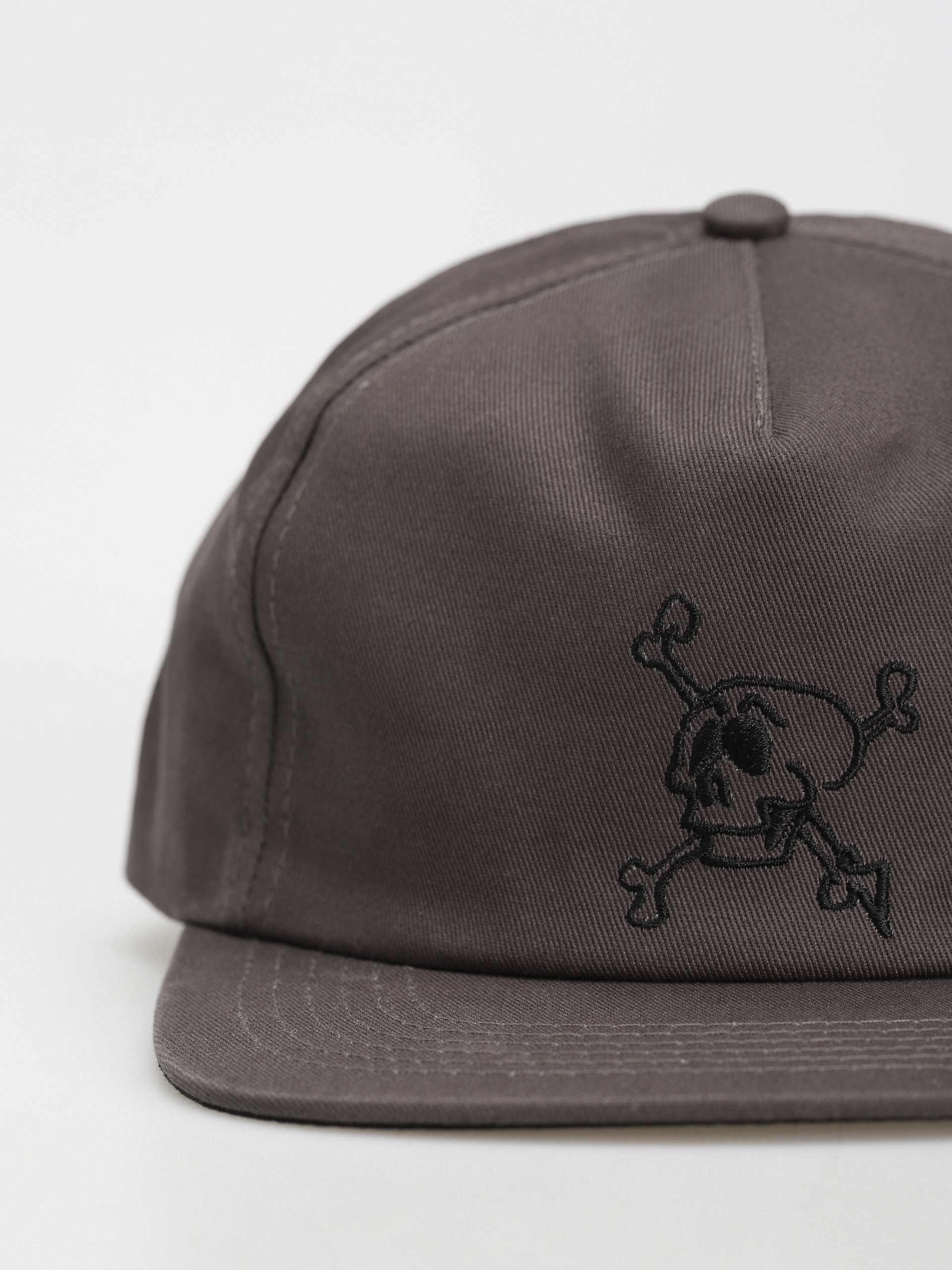 Krooked Adj Style Snapback Baseball sapka (charcoal/black)