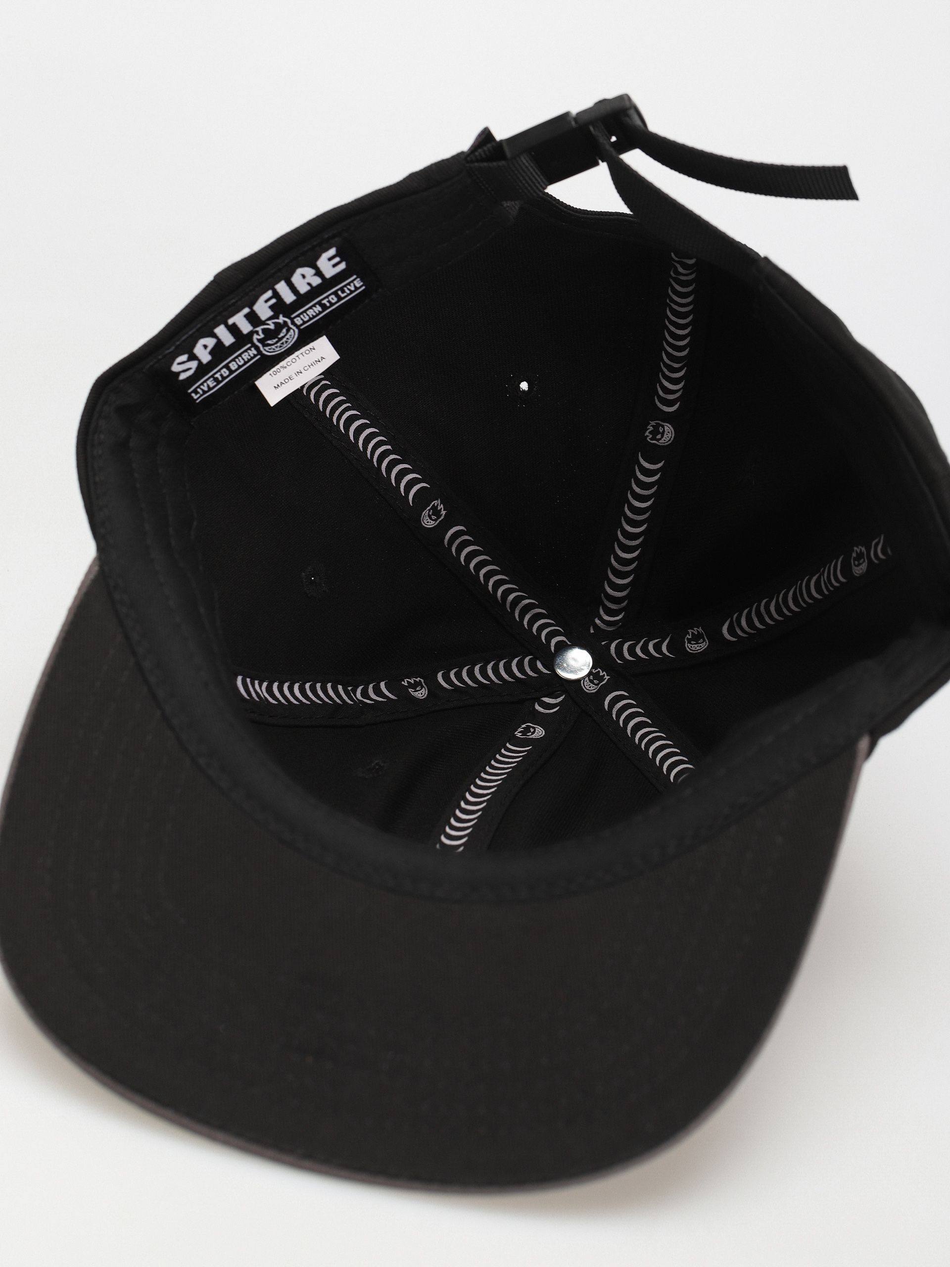 Spitfire Adj Lil Bh Strapback Baseball sapka (black/charcoal/gold)