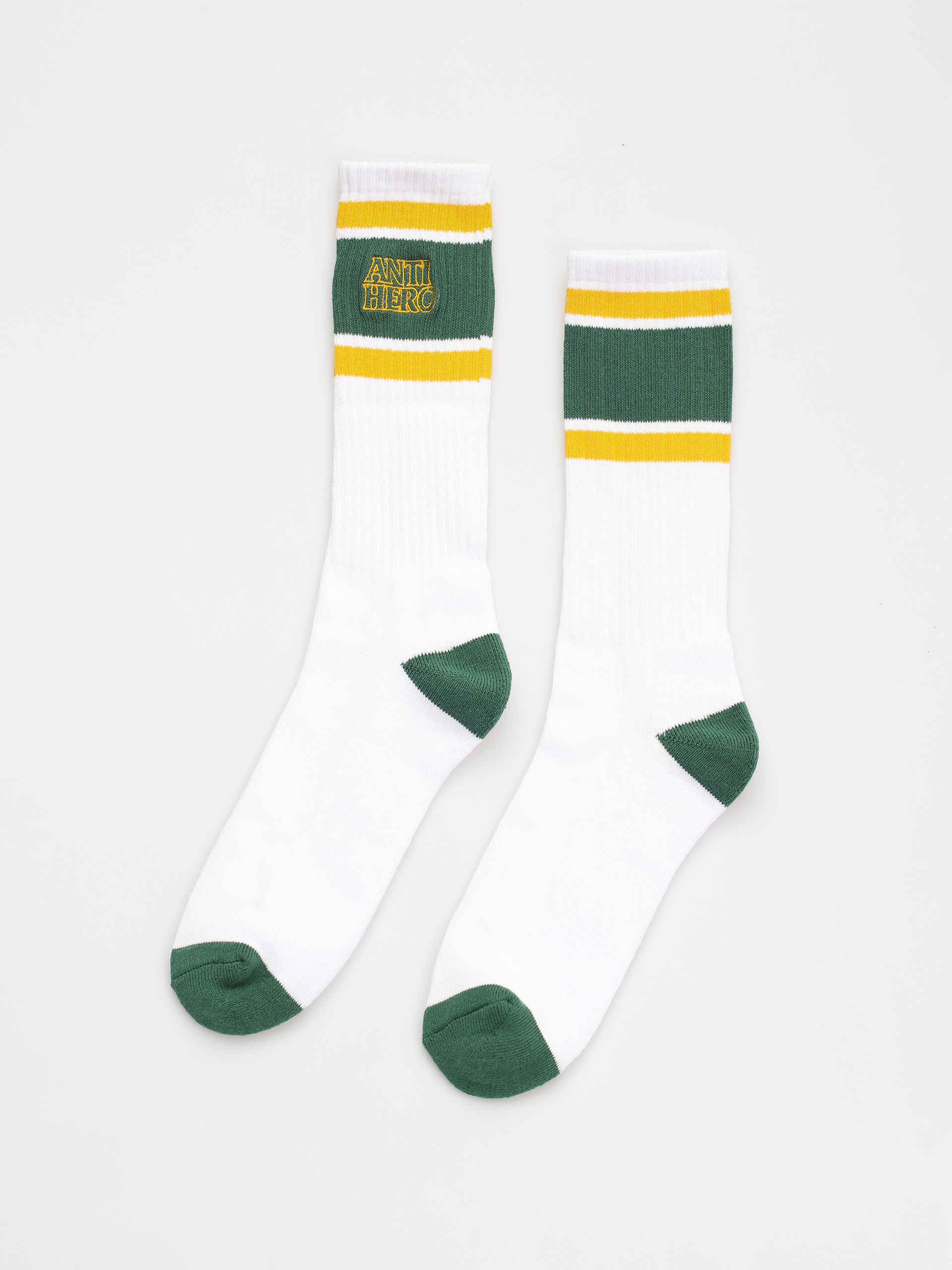 Antihero Blackhero Outline Zokni (white/deep green)