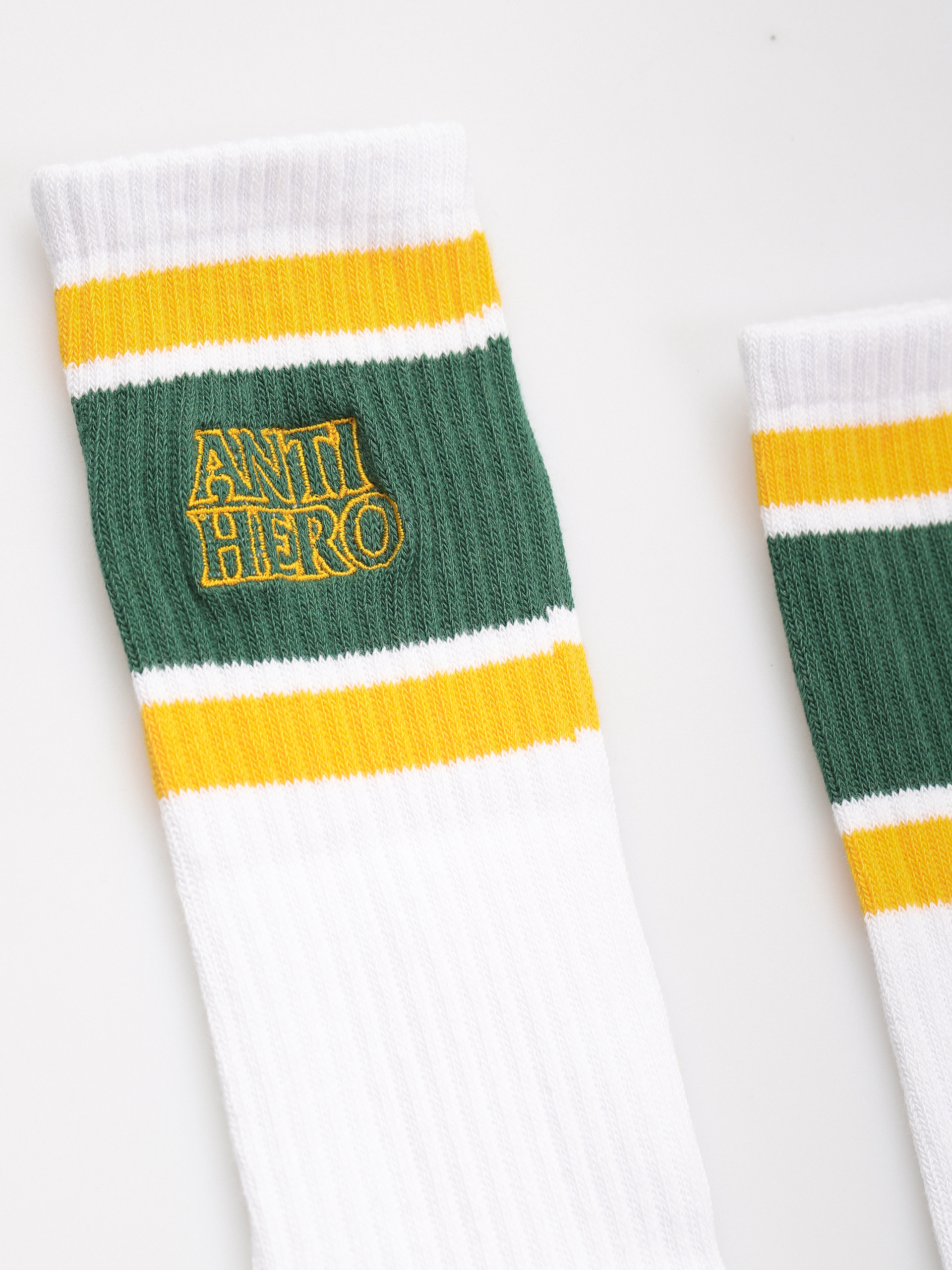 Antihero Blackhero Outline Zokni (white/deep green)