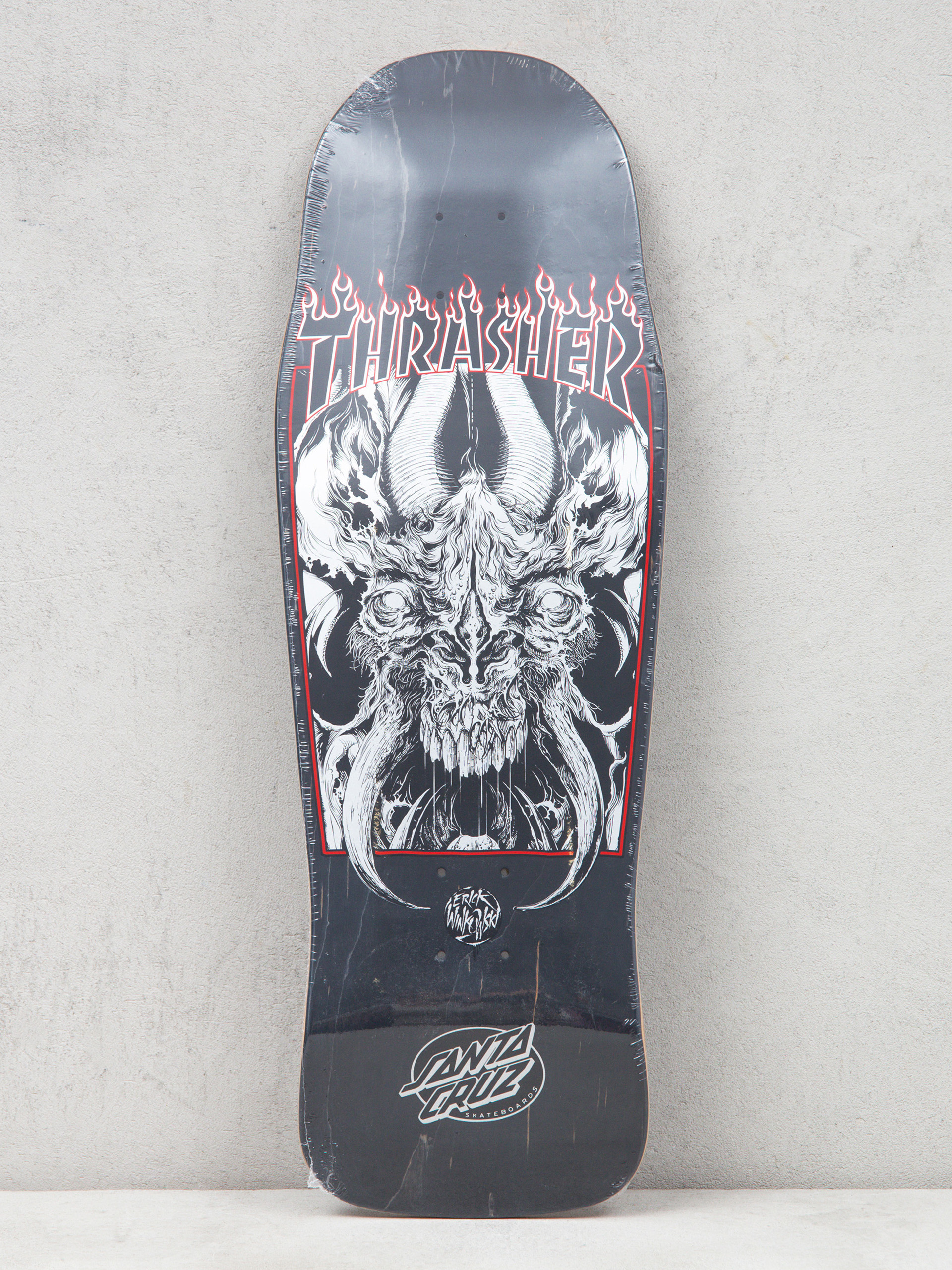 Santa Cruz X Thrasher Winkowski Primeval Shaped Gördeszka lap (black)