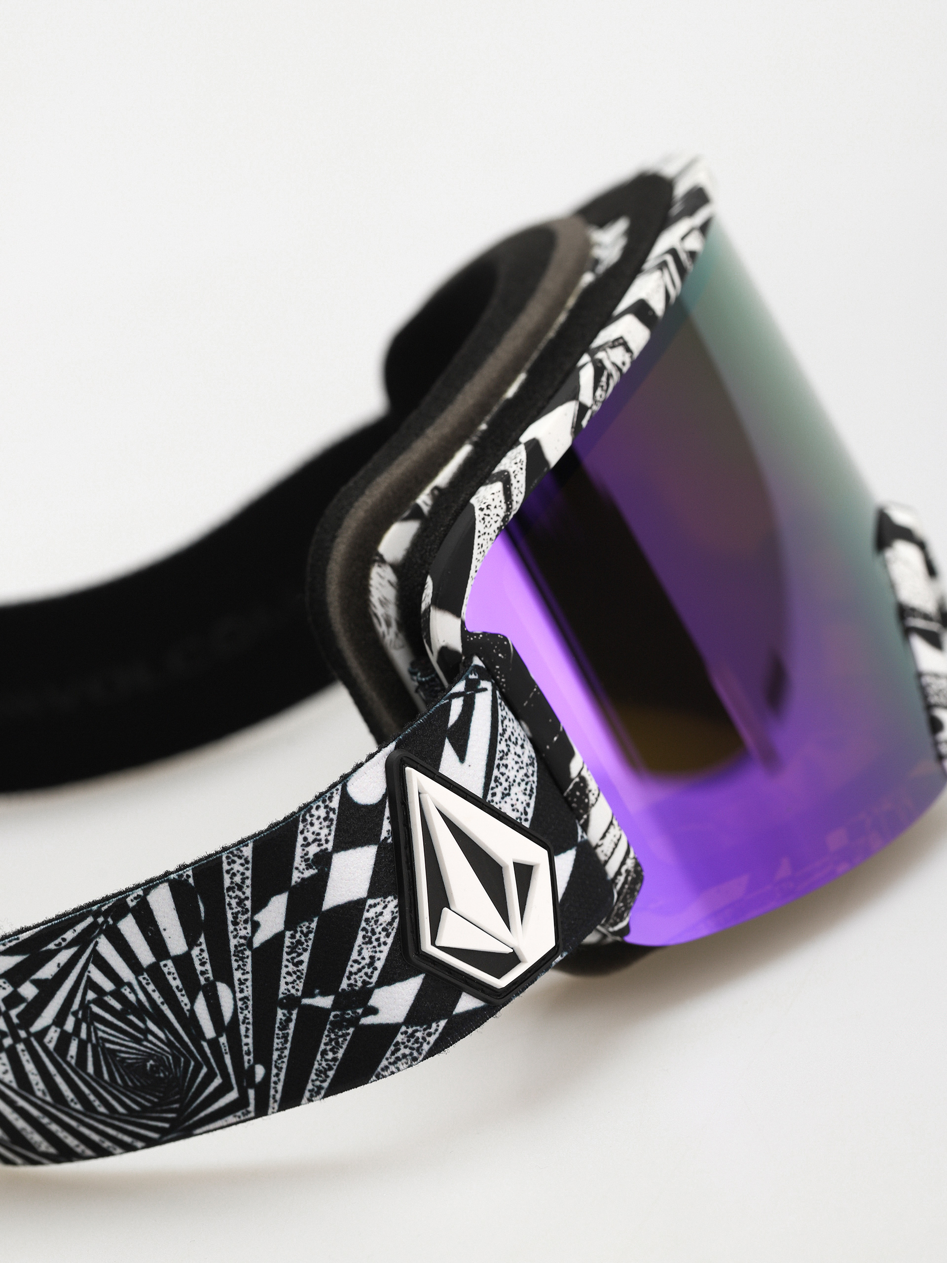 Volcom Garden Snowboard szemüveg (op art/purple chrome+bl yellow)
